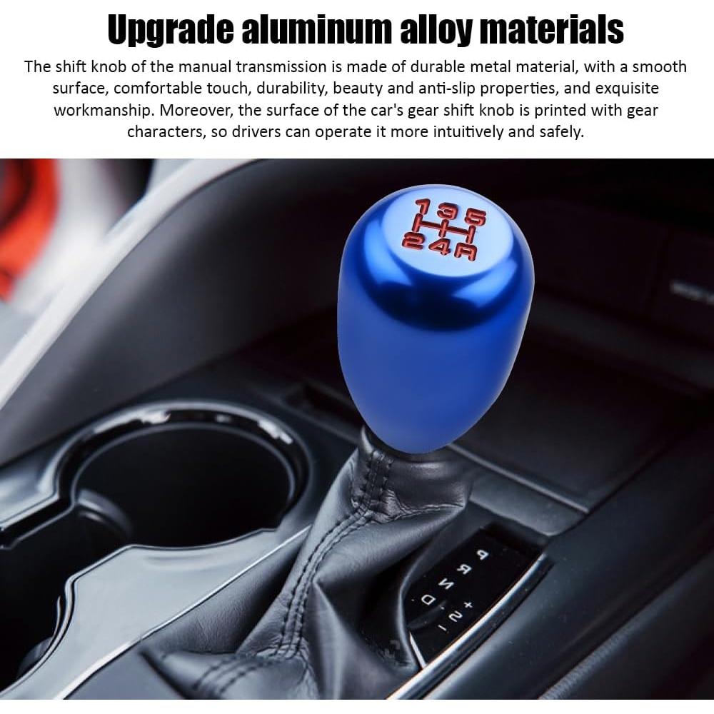 Perilla de Cambio de Marchas Manual Rebvugr Azul 5 Velocidades