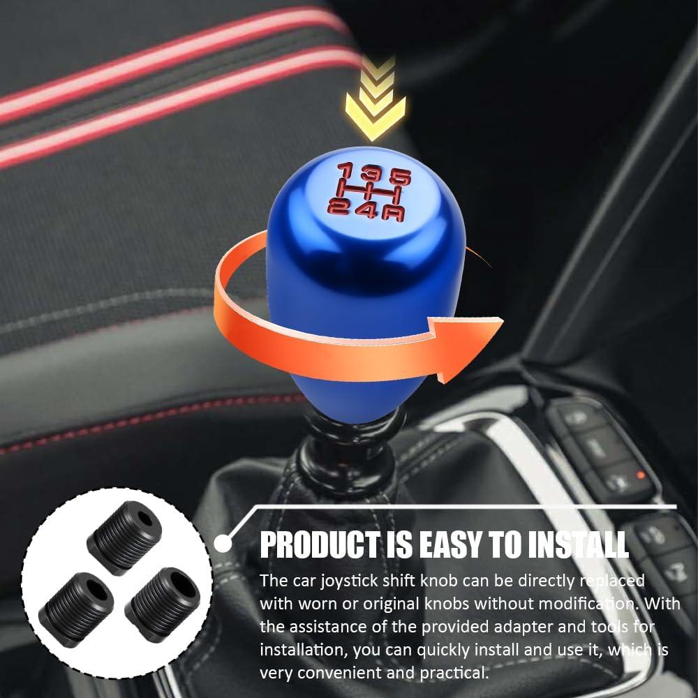 Perilla de Cambio de Marchas Manual Rebvugr Azul 5 Velocidades