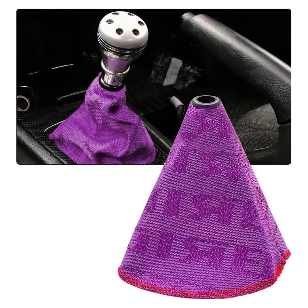 Cubierta de Botón de Cambio de Marchas SHMZK Púrpura 27x22cm