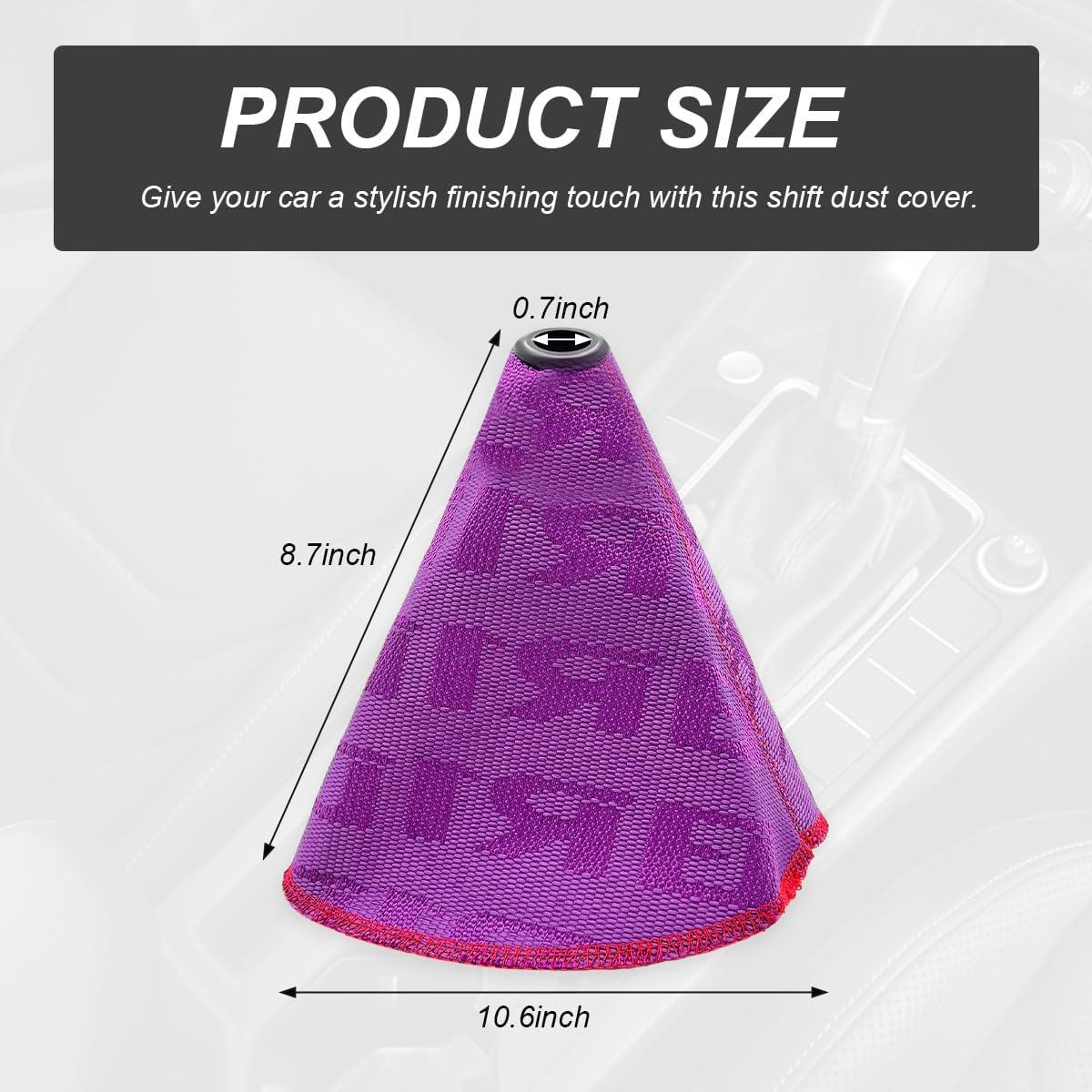 Cubierta de Botón de Cambio de Marchas SHMZK Púrpura 27x22cm