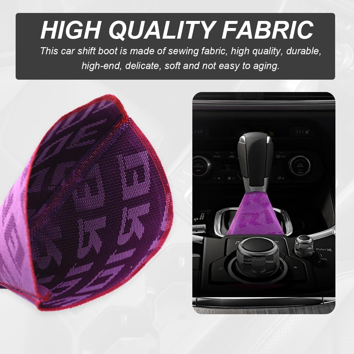 Cubierta de Botón de Cambio de Marchas SHMZK Púrpura 27x22cm