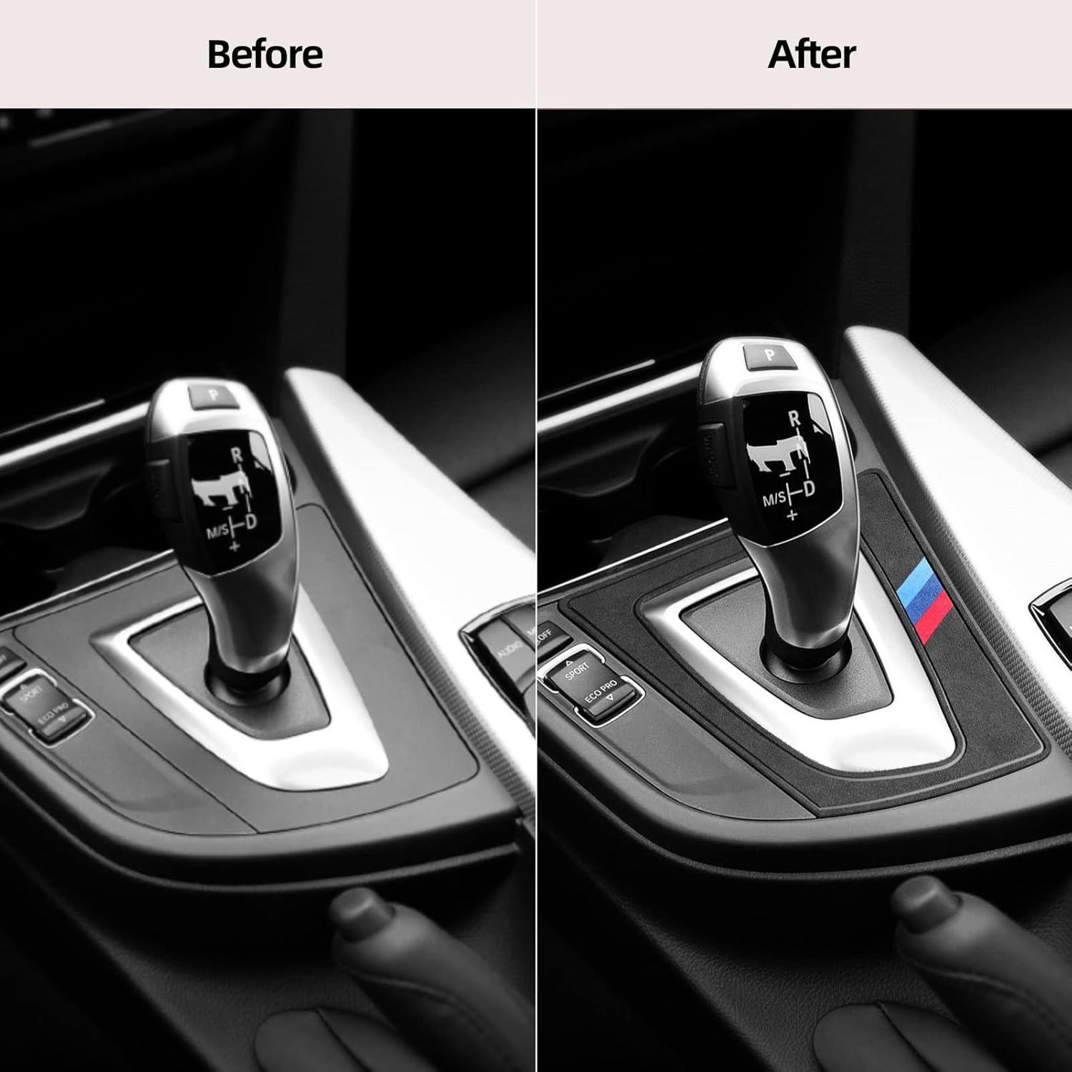 Cubierta Panel Cambio Marchas BETTERHUMZ Alcantara BMW F30 F32 F31 F33 F36