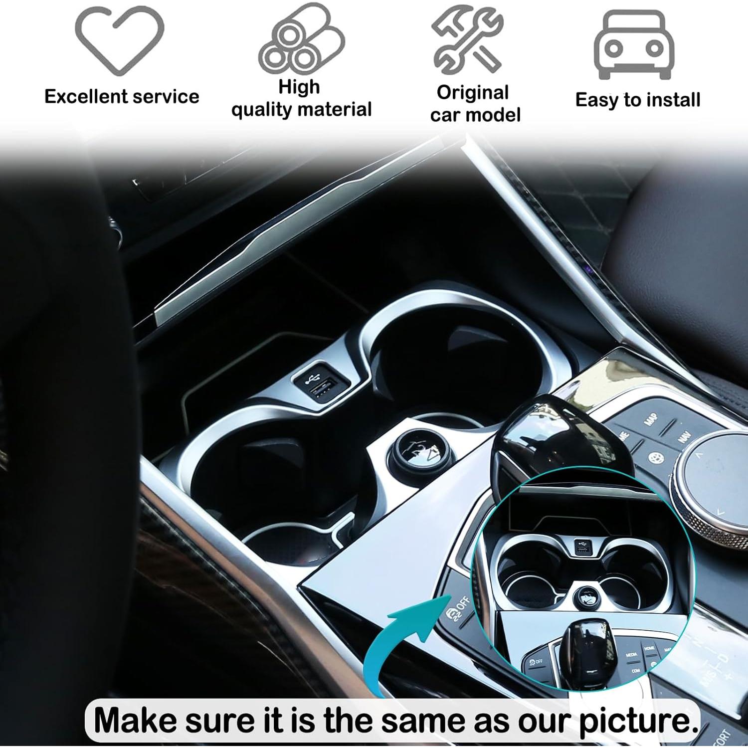 Panel soporte taza BMW Serie 3 G20 G28 2019-2022 Hudiriy