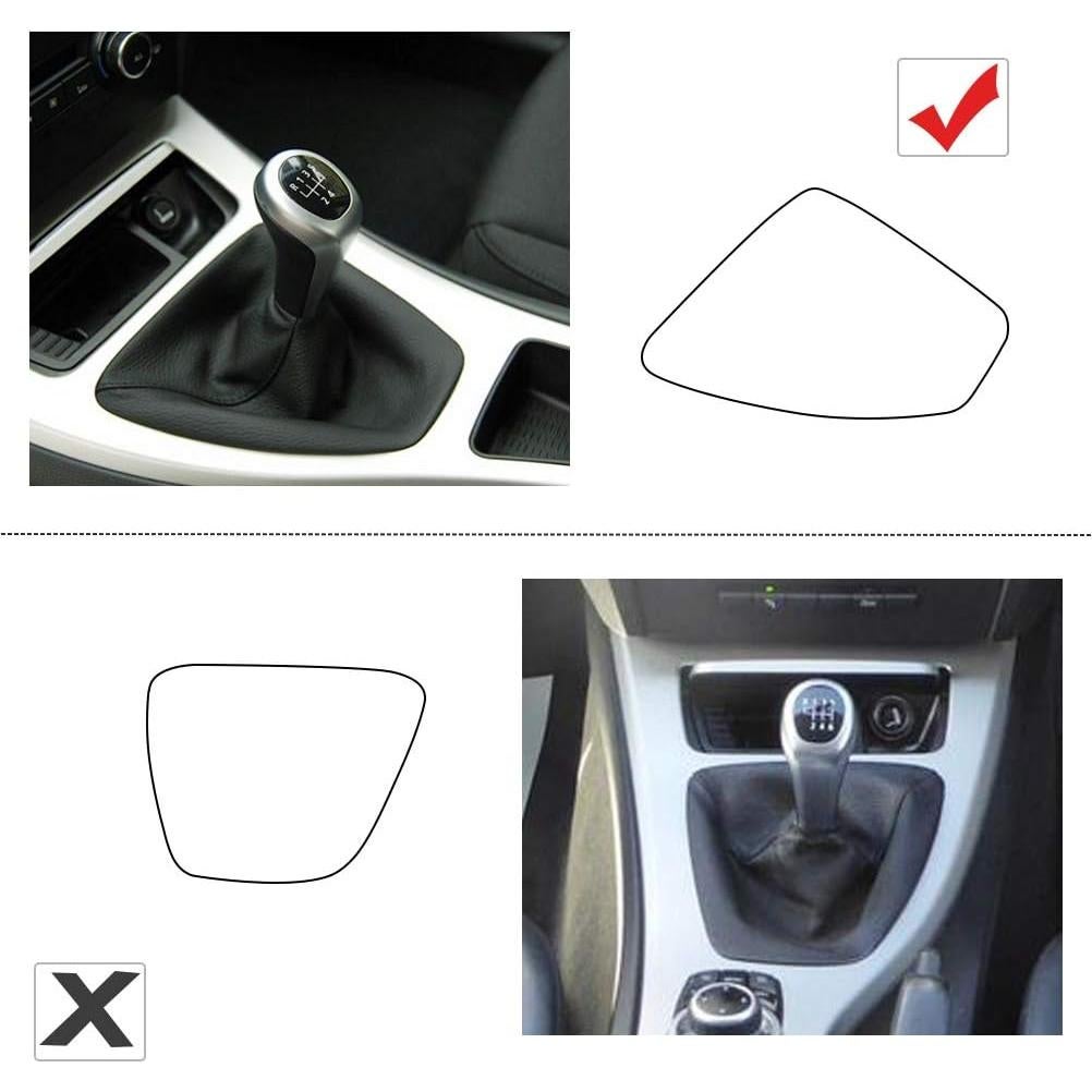 Cubierta de Botón de Cambio XUKEY para BMW E90 E91 E92 E93