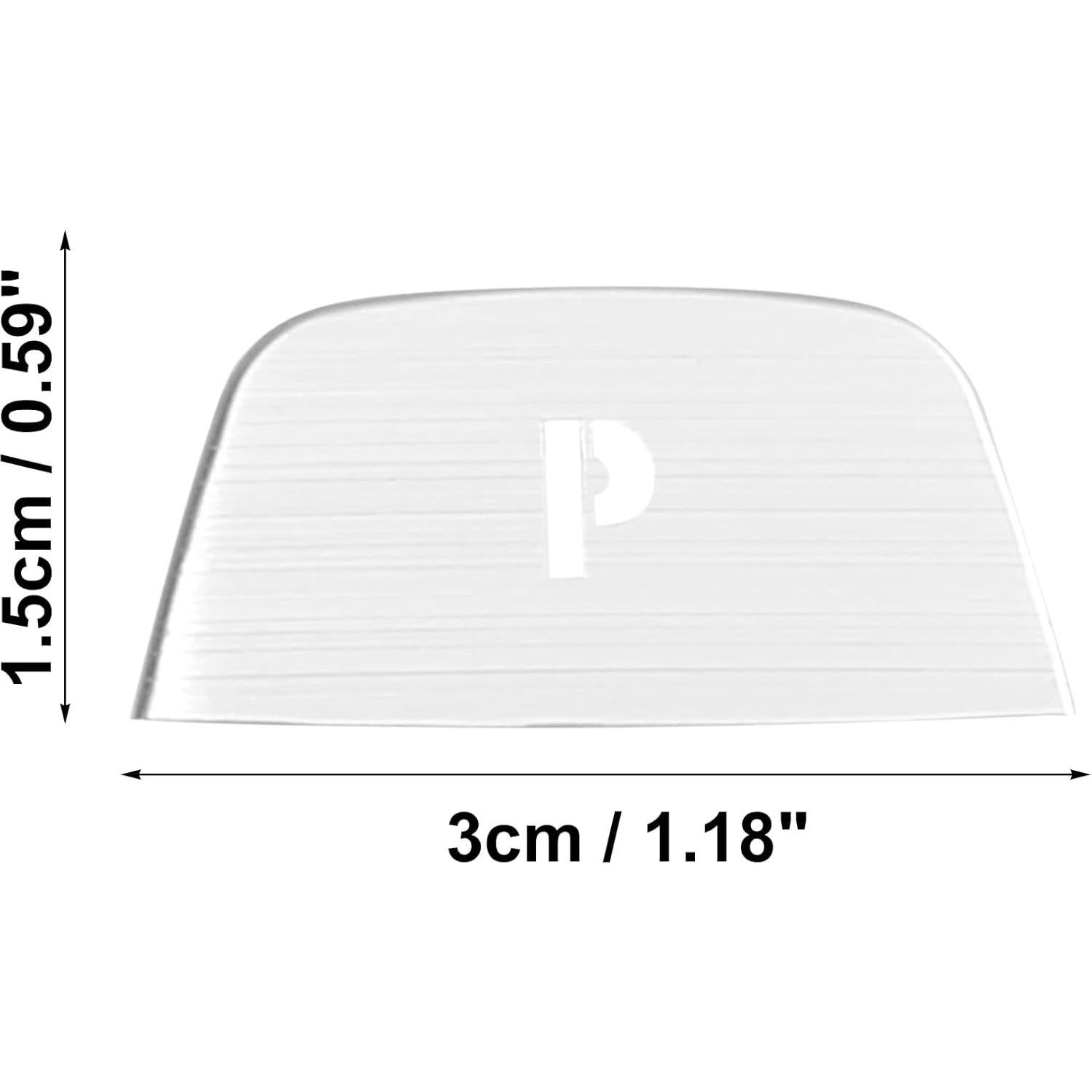 Cubierta Botón P Estacionamiento BMW X AUTOHAUX Plateada