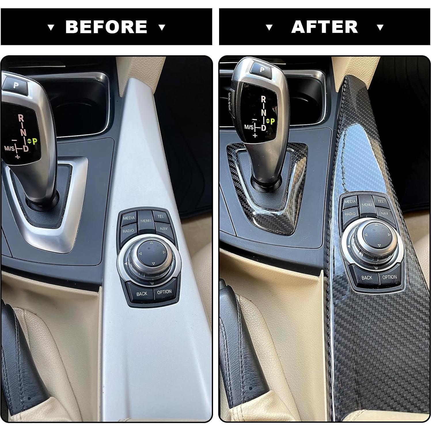 Kit Recubrimiento Consola Central Fibra Carbono Fancemot BMW