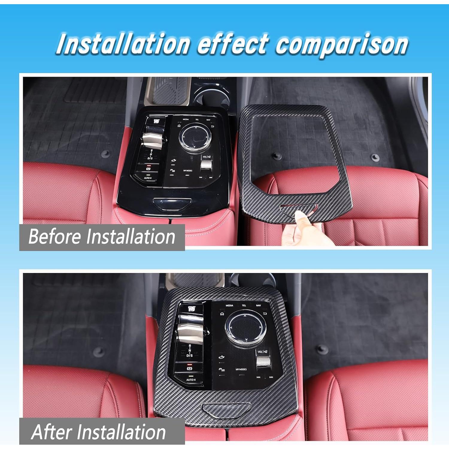 Cubierta Panel Cambiador Sekhyna BMW Serie 5 G60 2024 Carbono