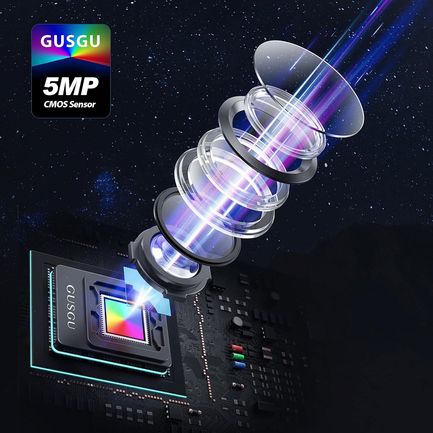 Cámara Web GUSGU G940 2K Quad HD con Micrófono y Privacidad