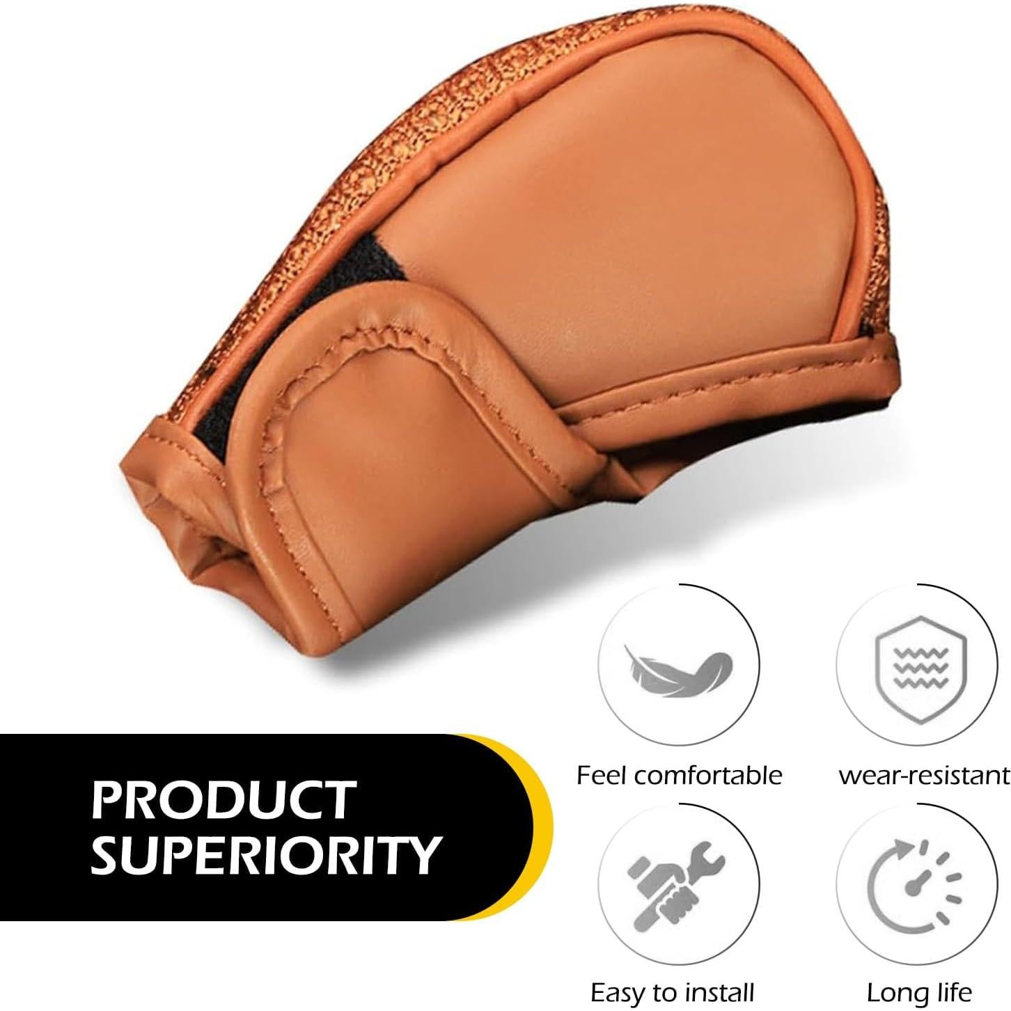 Cubierta de Palanca de Cambios Dogary Marrón Antideslizante