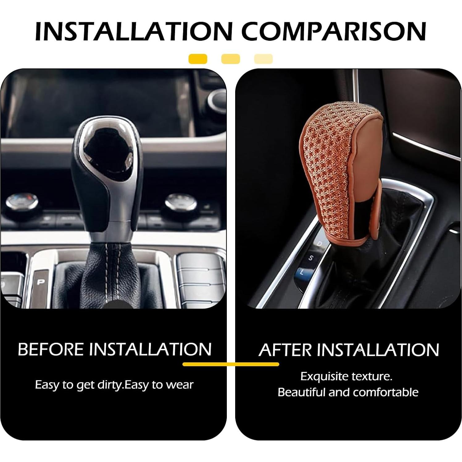 Cubierta de Palanca de Cambios Dogary Marrón Antideslizante