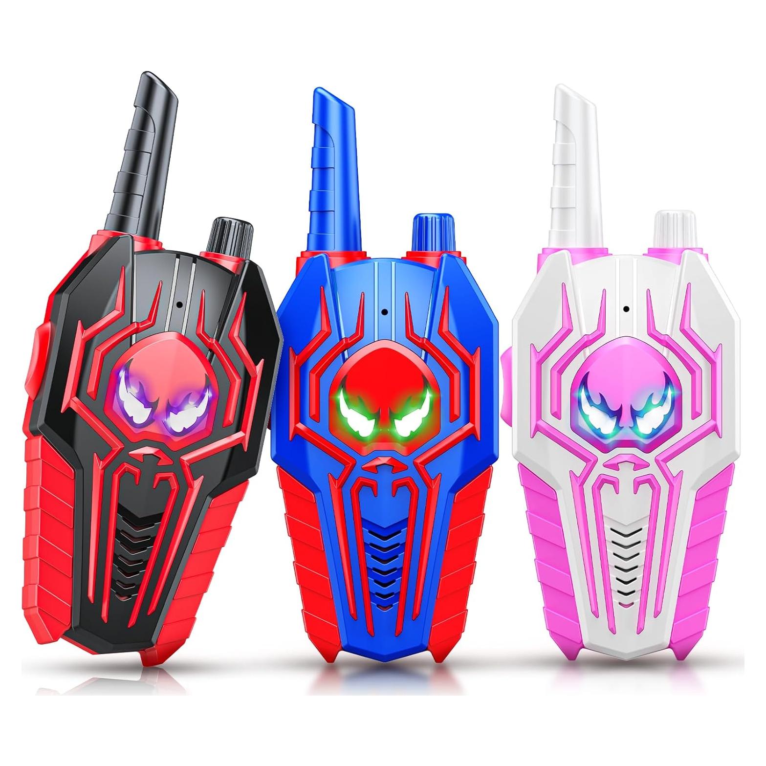 Walkie Talkies Evassal Paquete de 3 para Niños 3-8 Años