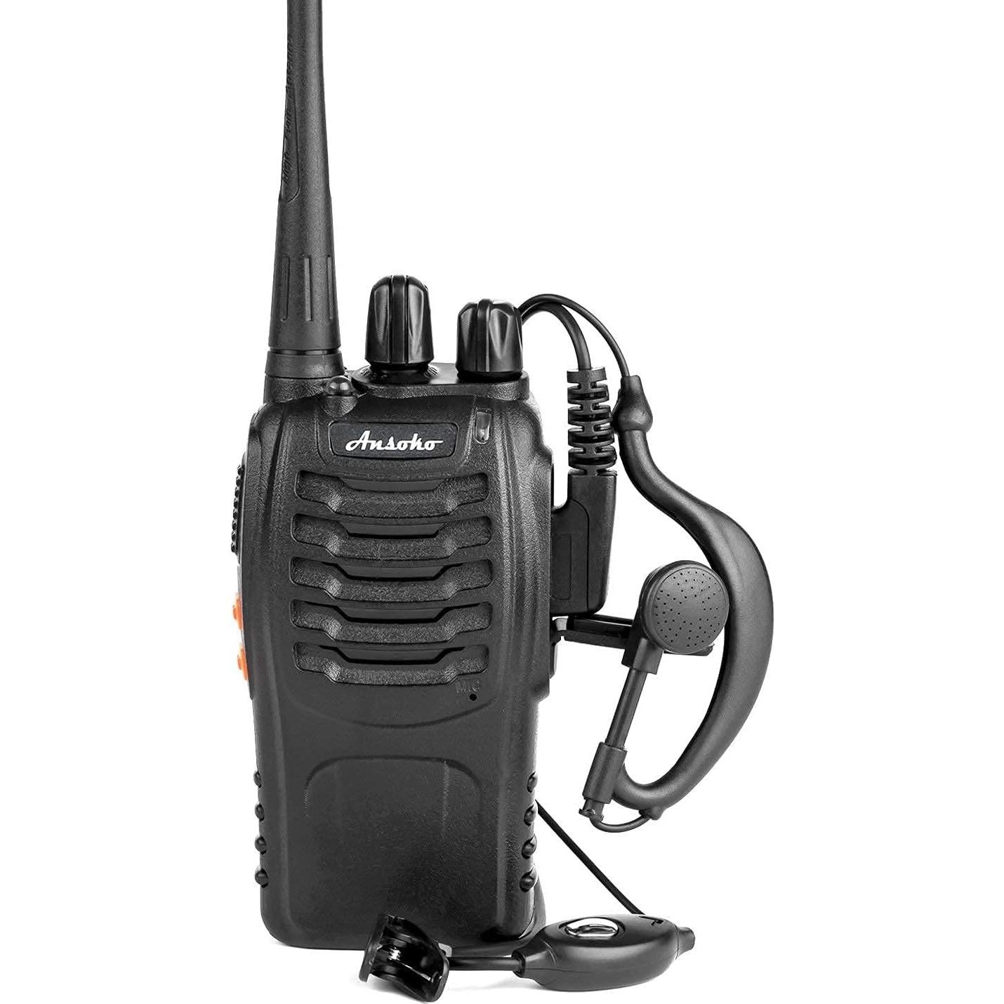 Walkie Talkies Recargables Qicheng ASK-888S 4 Unidades UHF