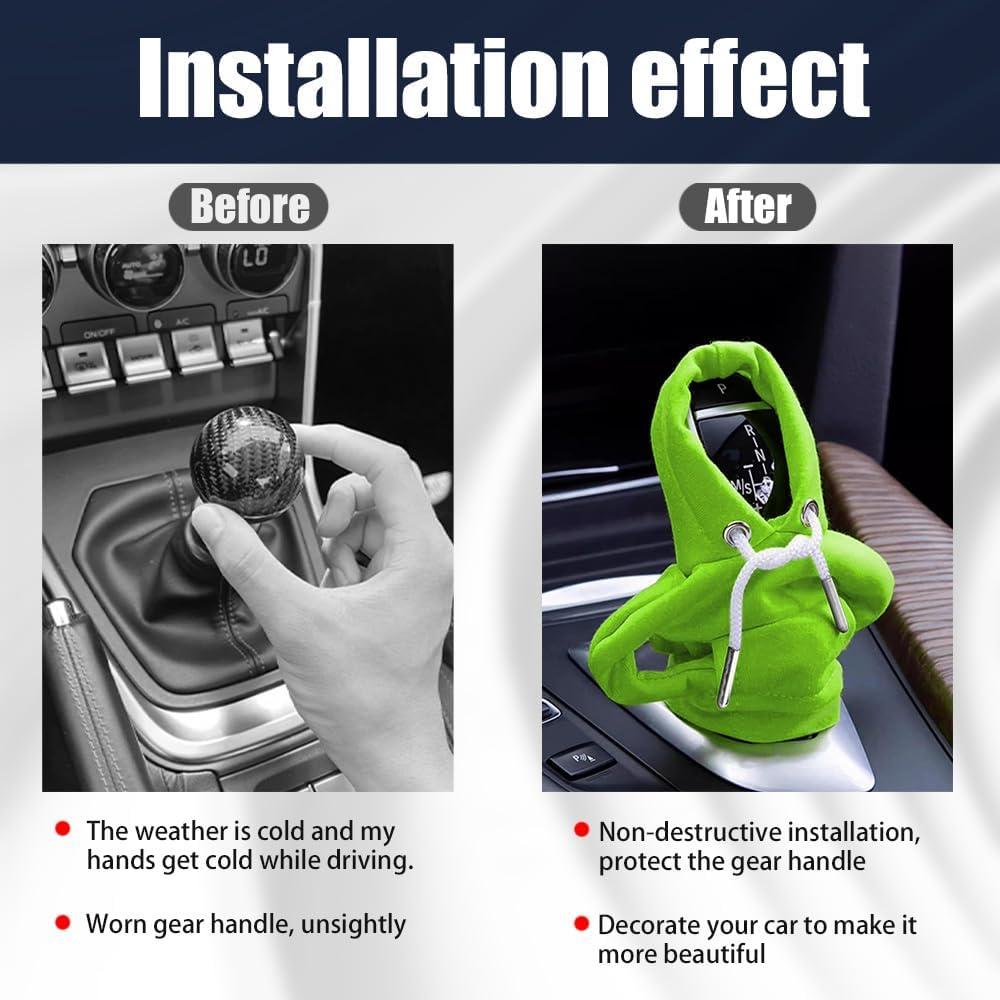 Cubierta de Perilla de Cambio Lecctso Verde - Sudadera de Moda