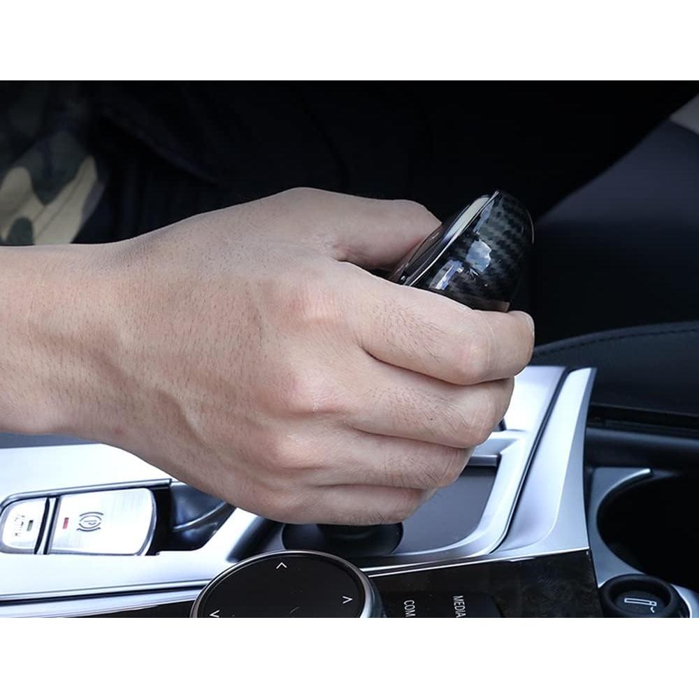 Cubierta de Palanca de Cambios iJDMTOY Fibra Carbono BMW 2018+