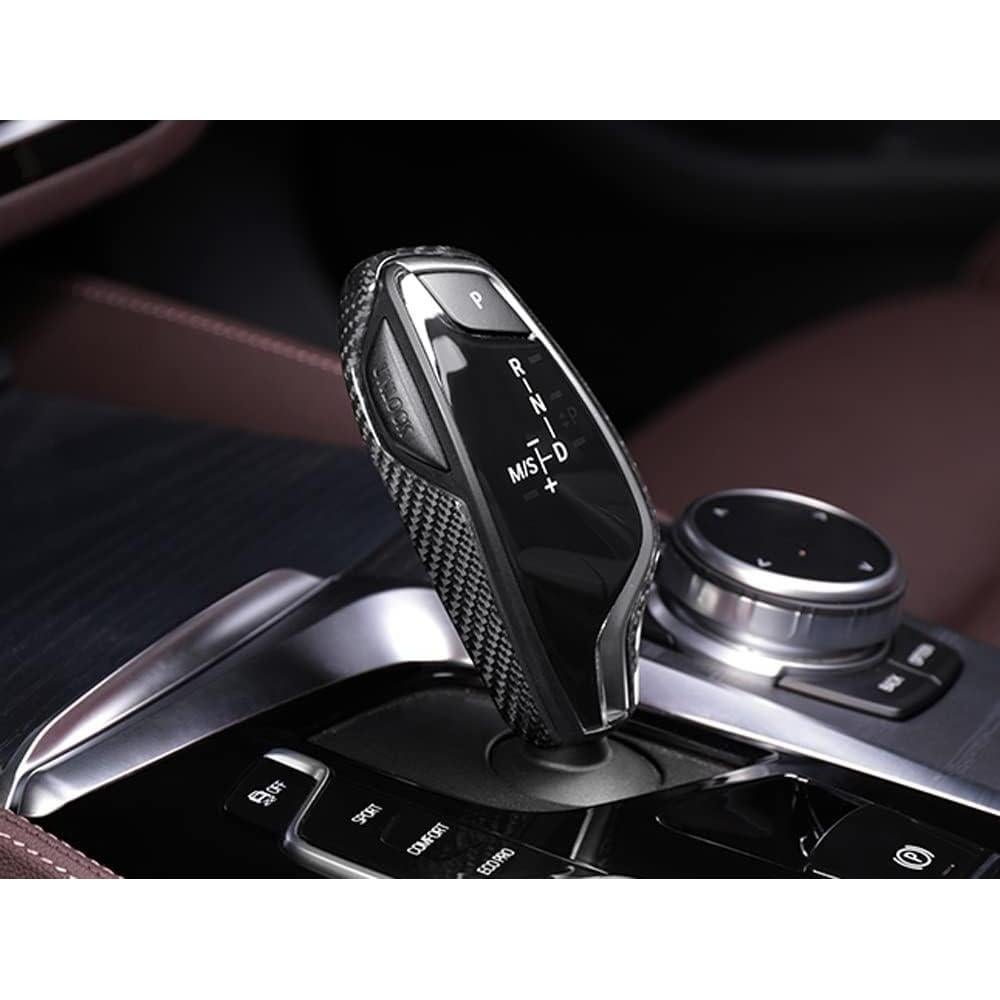 Cubierta de Palanca de Cambios iJDMTOY Fibra Carbono BMW 2018+