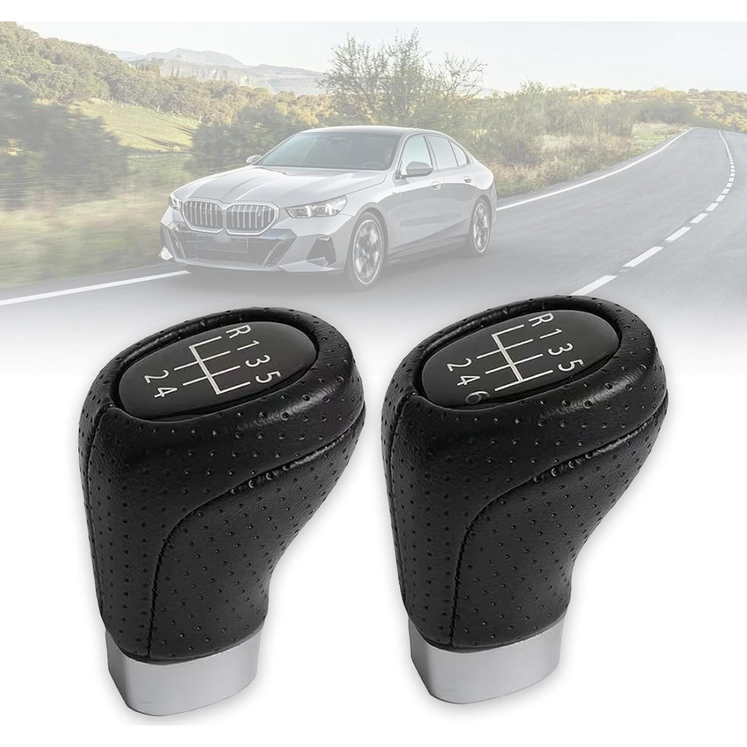 Pomo de Cambio VBT Cuero Perforado 5 Velocidades BMW