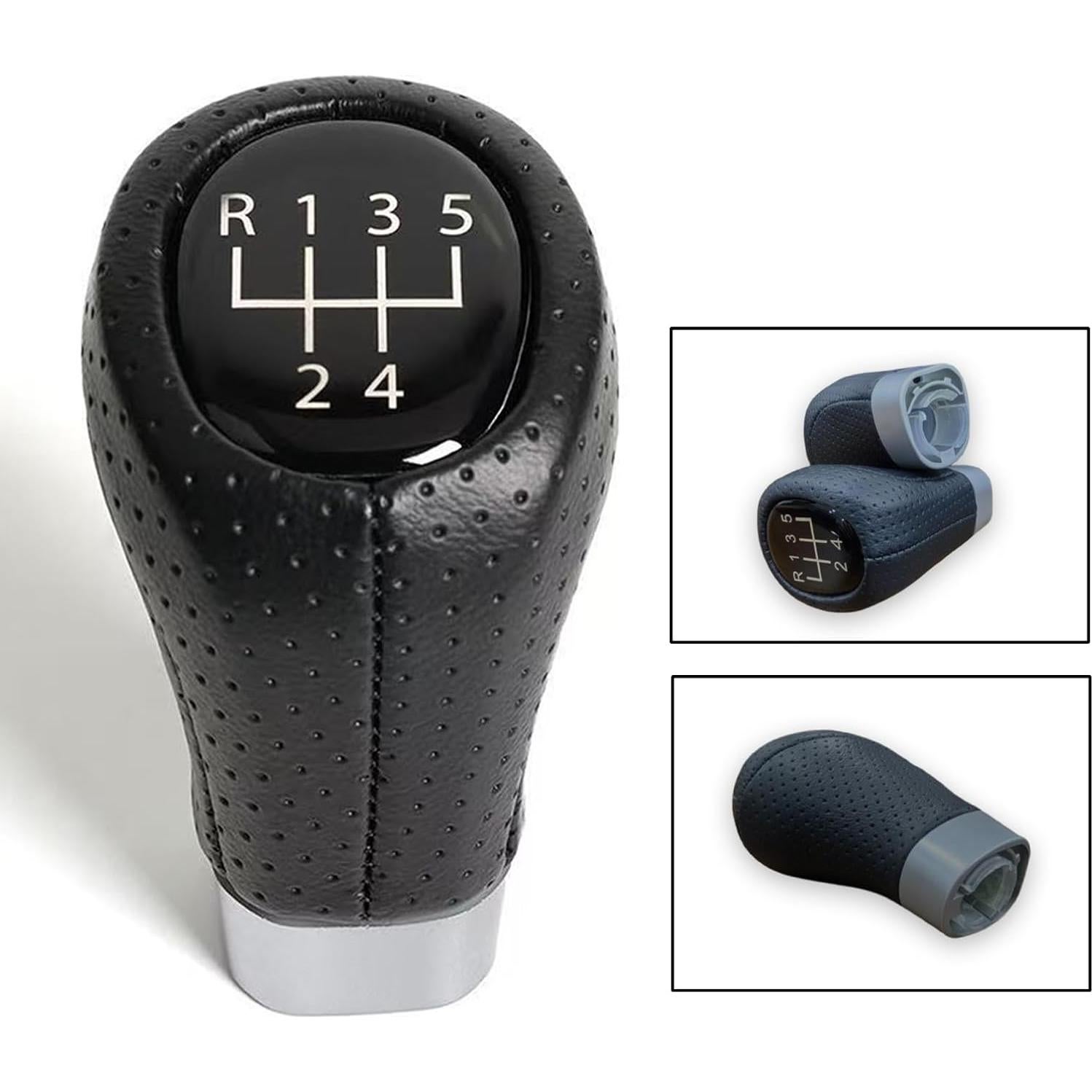 Pomo de Cambio VBT Cuero Perforado 5 Velocidades BMW