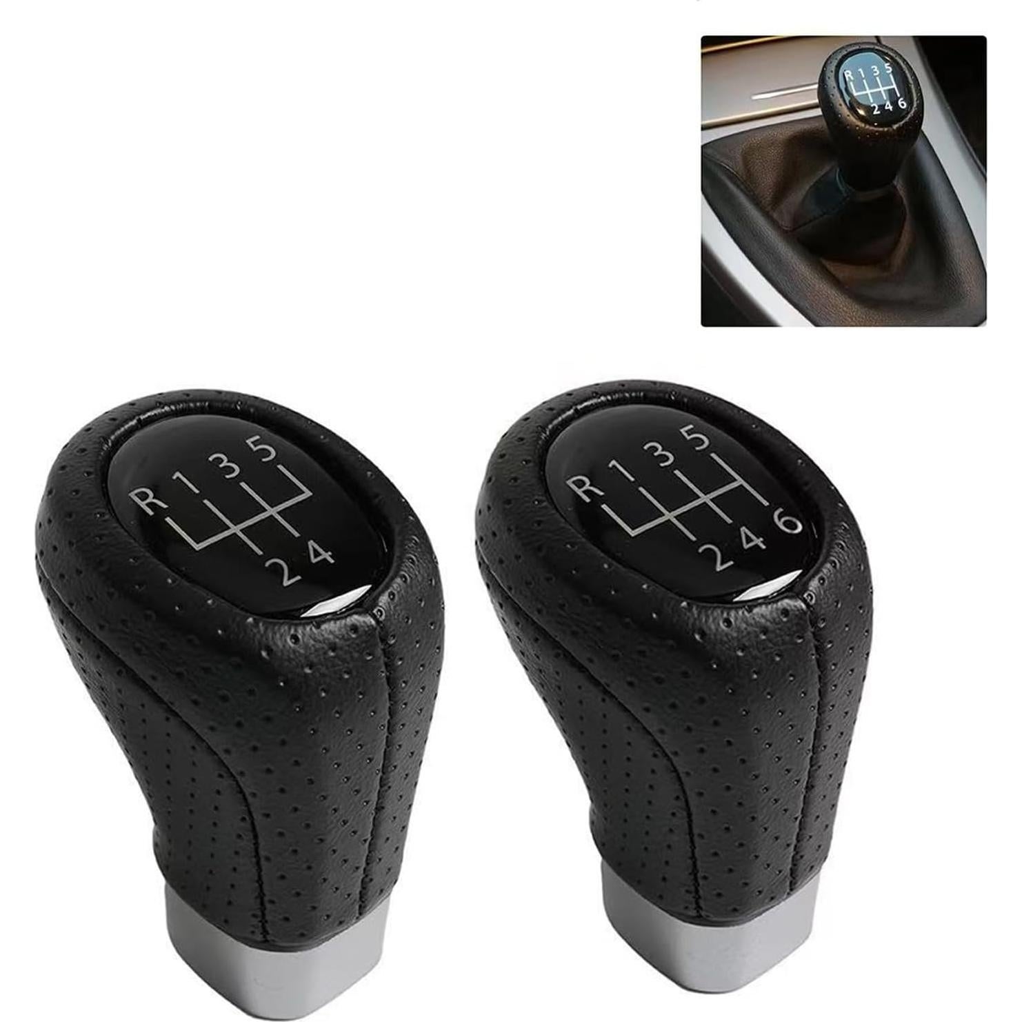 Pomo de Cambio VBT Cuero Perforado 5 Velocidades BMW