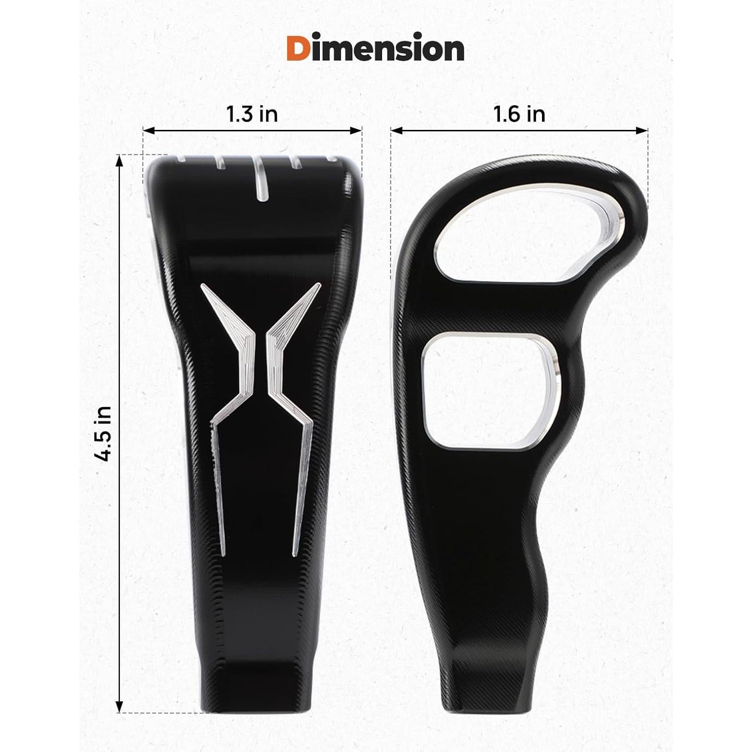 Perilla de Cambio KEMIMOTO X3 Aluminio Ergonómica Negra