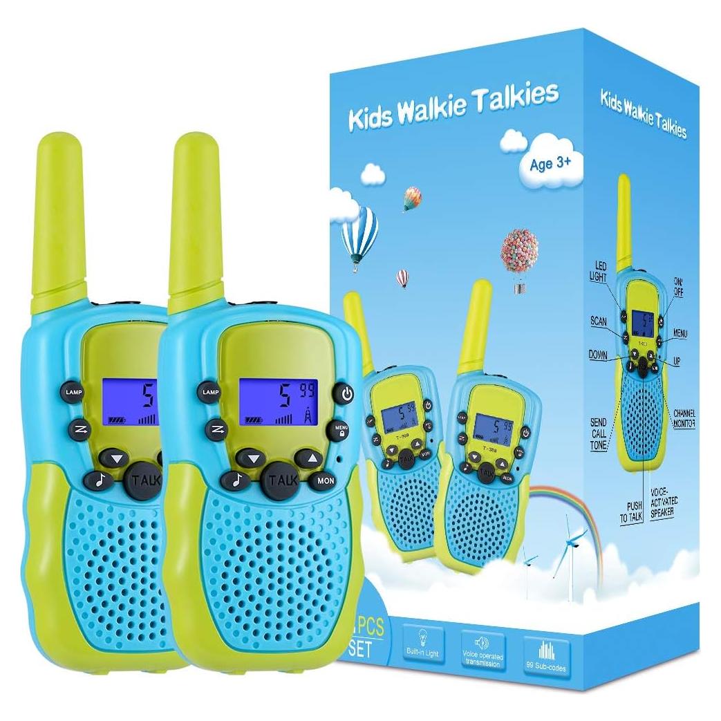 Walkie Talkies Selieve T-388 para Niños 3-12 Años 22 Canales