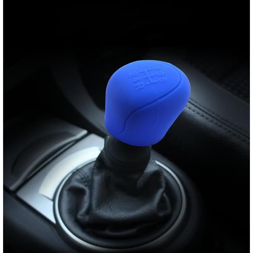 Cubierta de pomo de cambio KSSSB para Peugeot RCZ - Silicona Azul