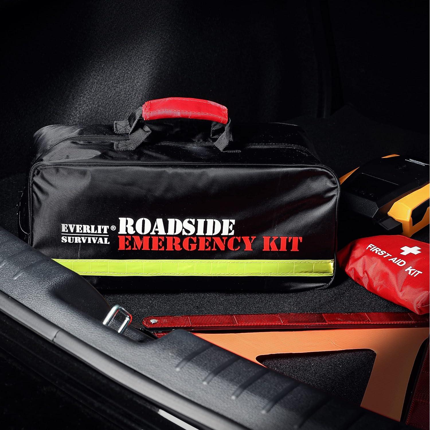 Kit de Emergencia para Auto Everlit 108 Piezas con Inflador