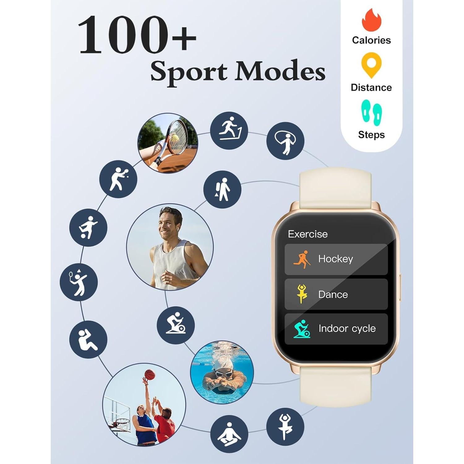 Reloj Inteligente RUIMEN H1 1.85'' Fitness Llamadas