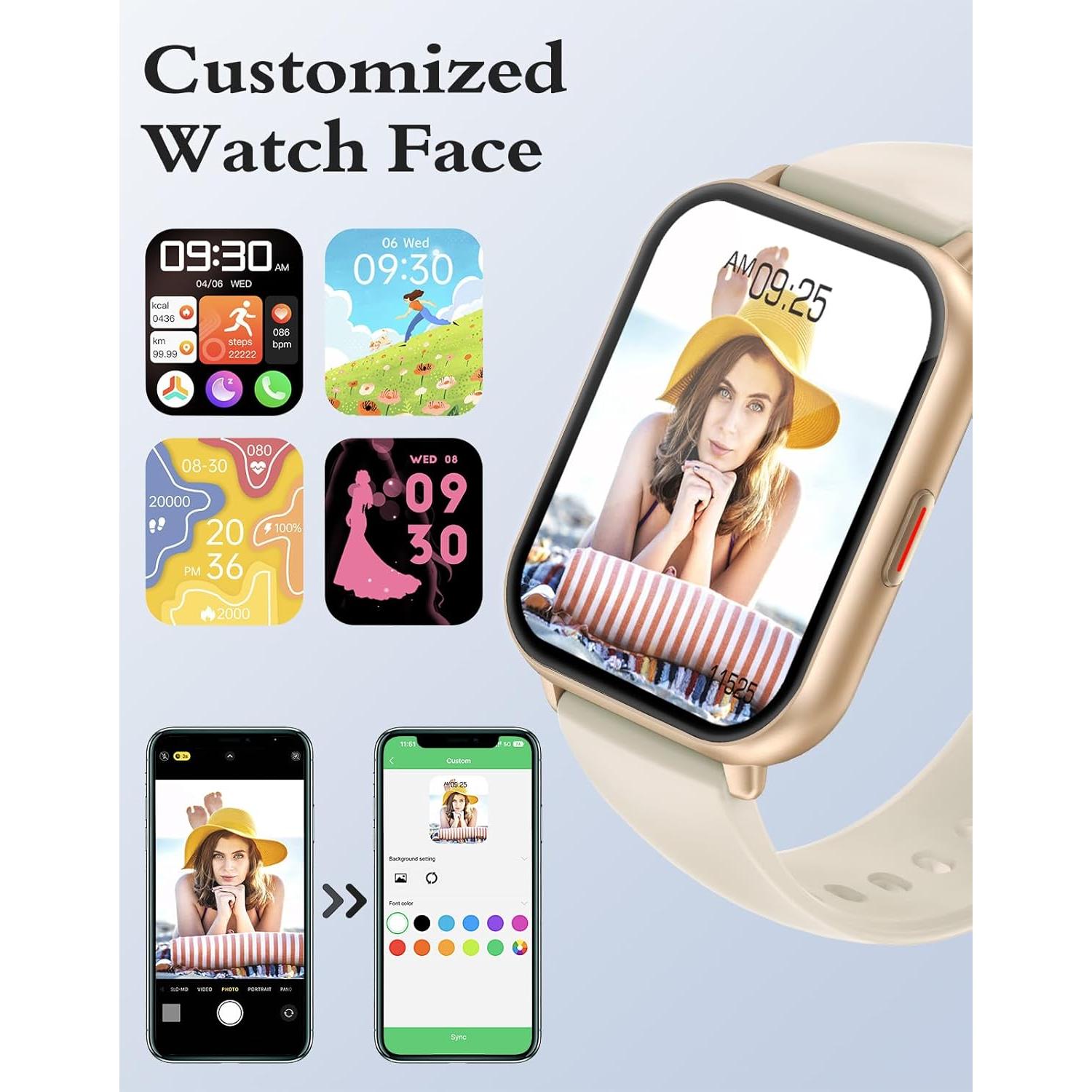 Reloj Inteligente RUIMEN H1 1.85'' Fitness Llamadas