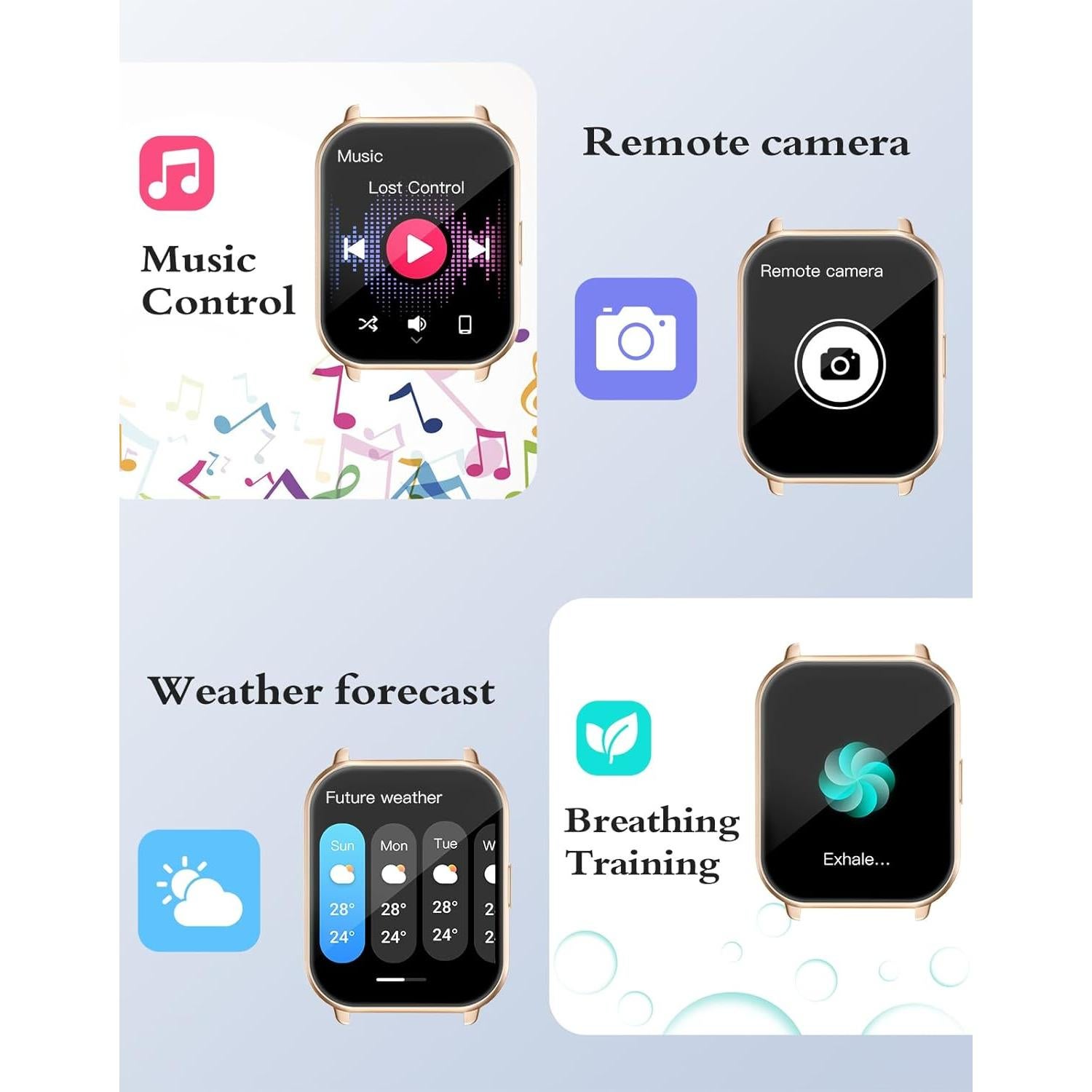 Reloj Inteligente RUIMEN H1 1.85'' Fitness Llamadas