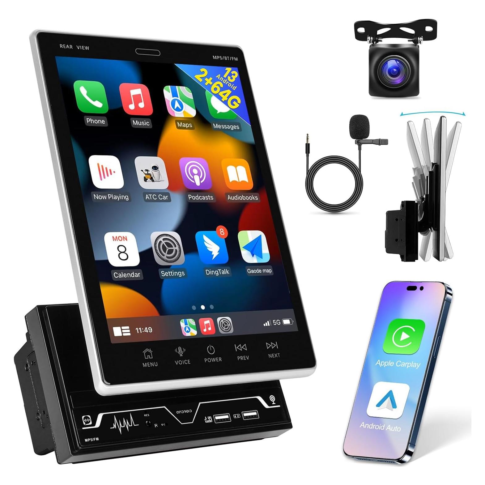 Estéreo de coche Android 9.7" EKAT 2GB 64GB GPS Bluetooth