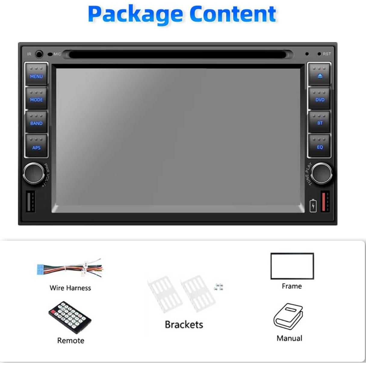 Reproductor Multimedia 2 Din PolarLander K-CS02 Bluetooth 6.5"