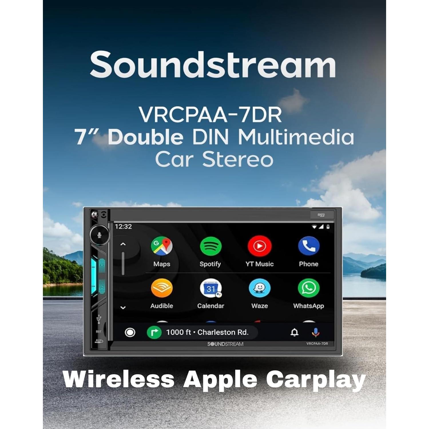 Estéreo de Coche Soundstream VRCPAA-7DR Doble DIN 7" Bluetooth