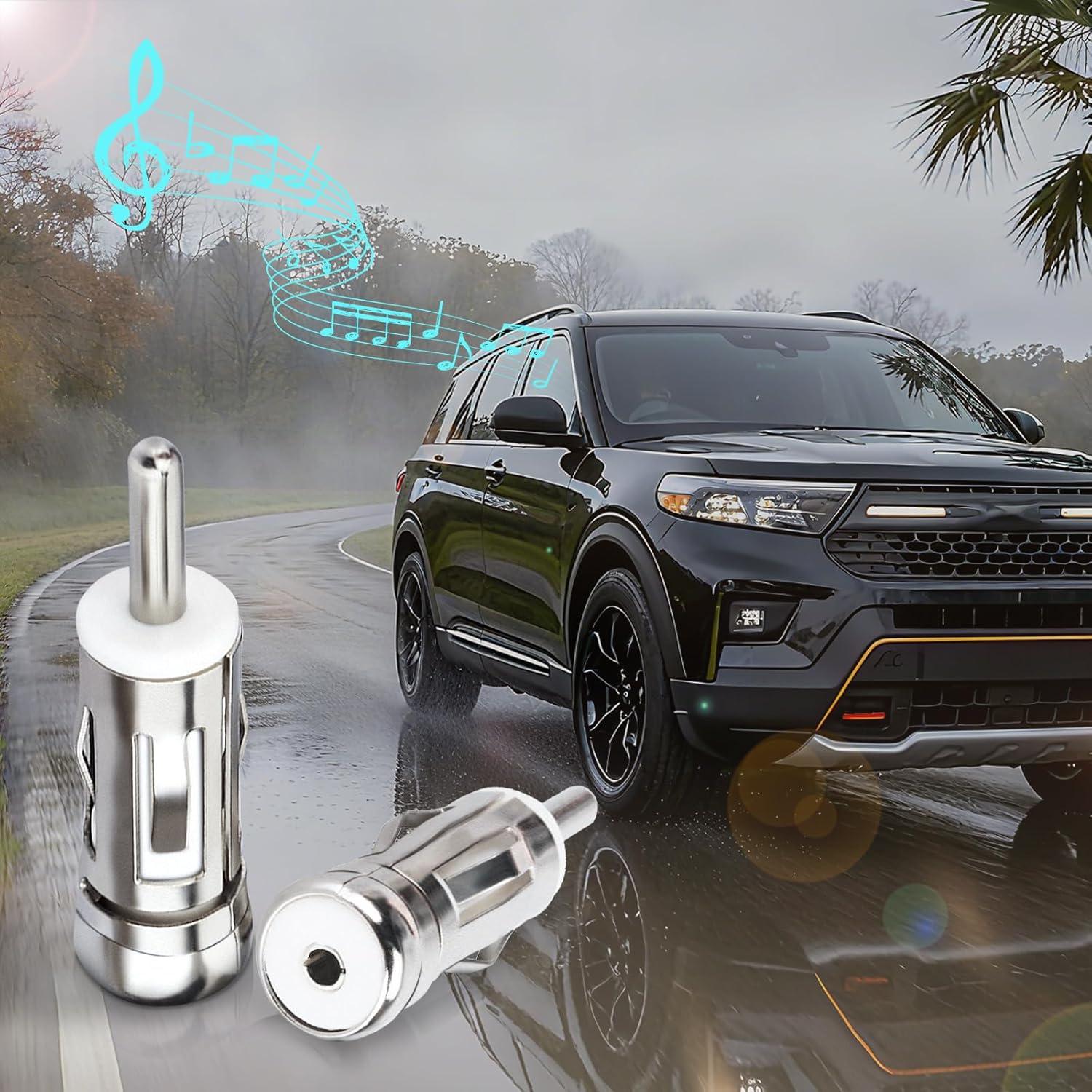 Adaptador de Antena ISO a DIN SZSAUTO - Paquete de 2