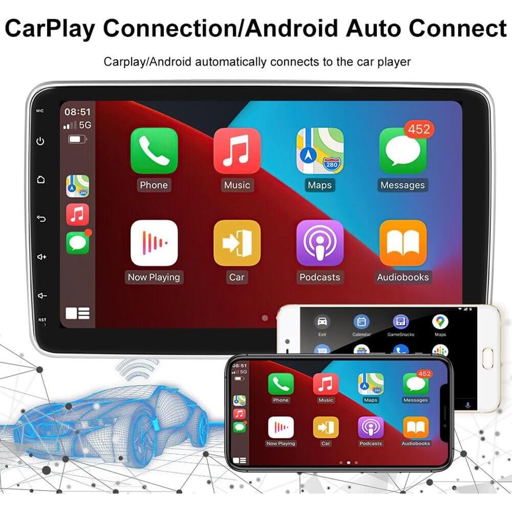 Estéreo de coche Android 13 GOJOHO 10.1" HD 2GB RAM 32GB ROM