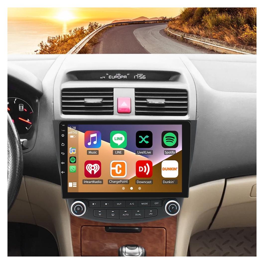 Estéreo Doble Din Katutude para Honda Accord 2003-2007 10"