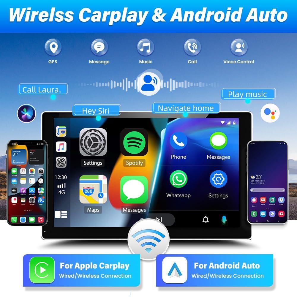 Estéreo Doble Din Katutude para Honda Accord 2003-2007 10"