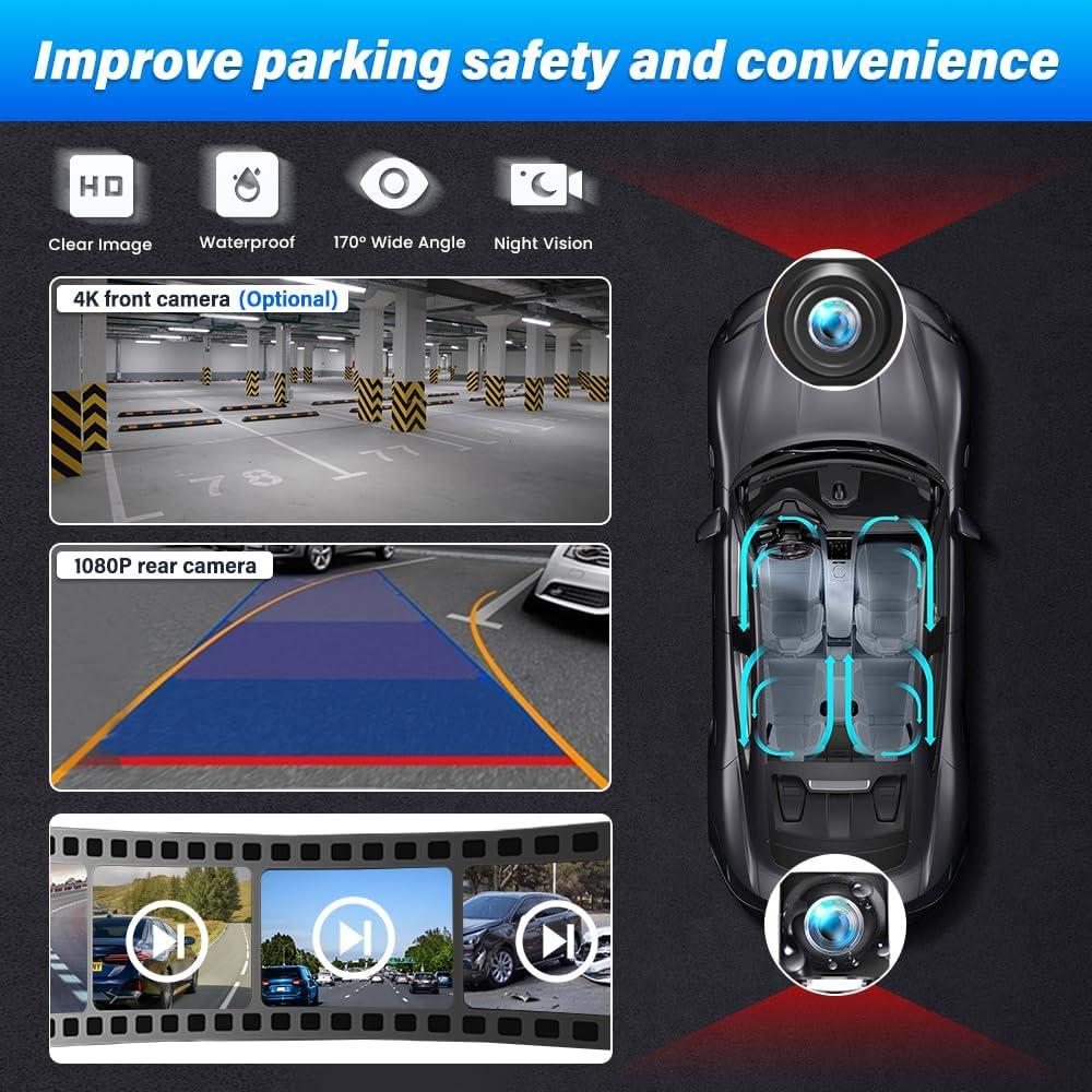 Estéreo Doble Din Katutude para Honda Accord 2003-2007 10"