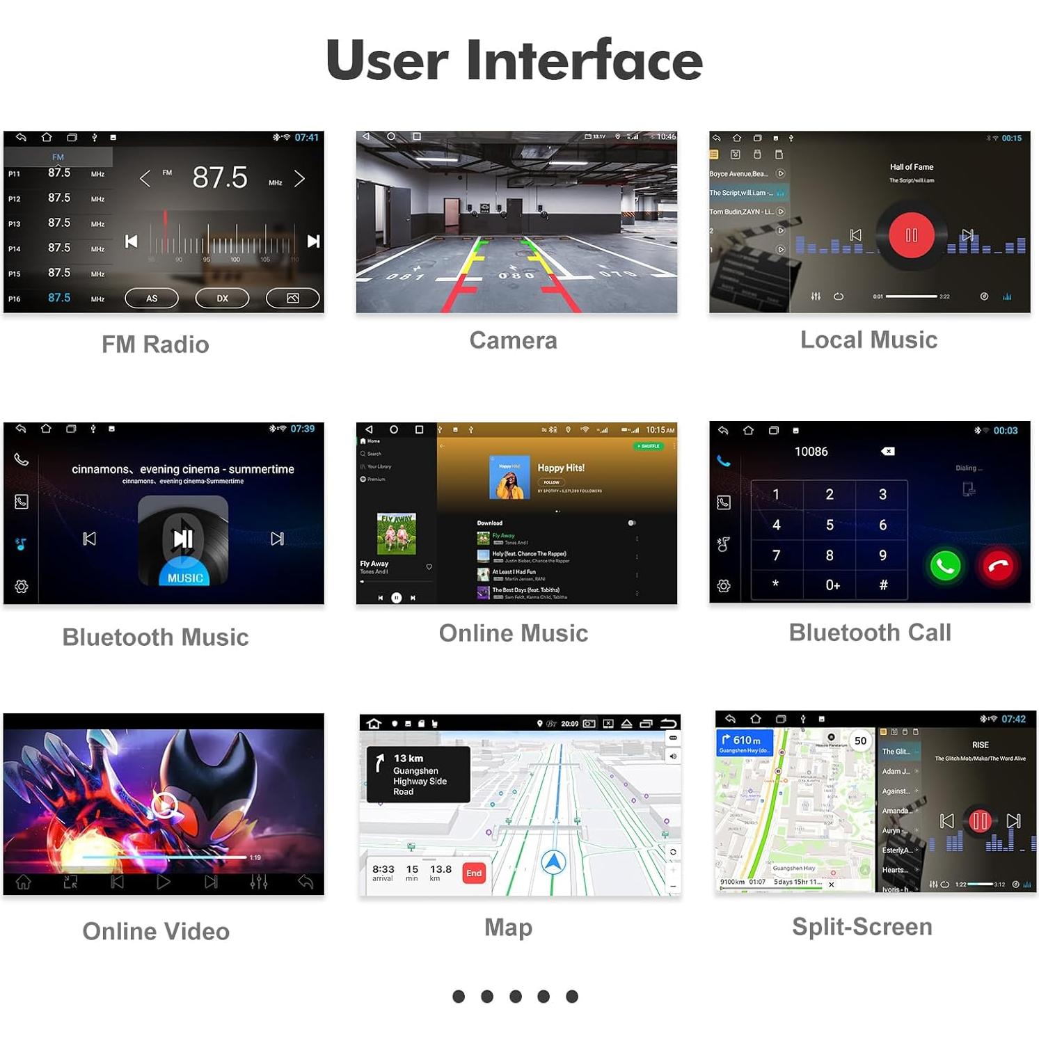 Estéreo de Coche AUMUME Android 13 10.1" para Honda CR-V 2012-2016