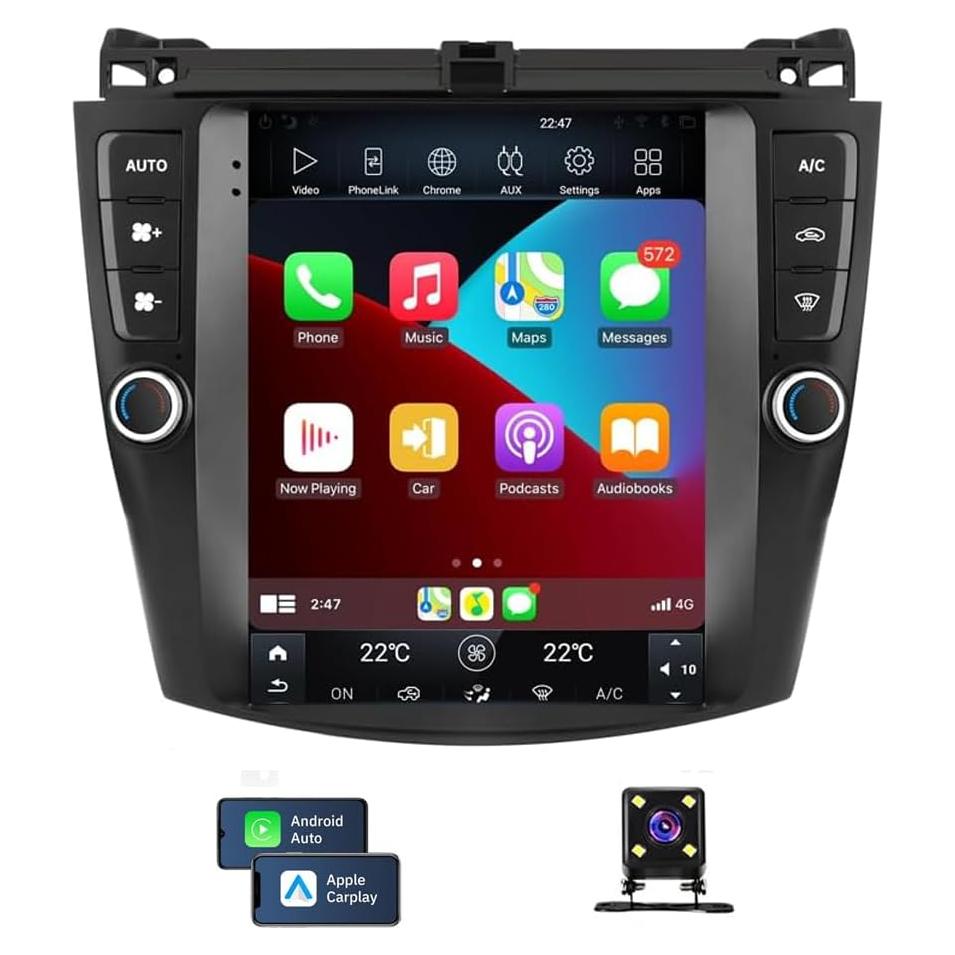 Estéreo de Coche Loddery 9.7" Android 13 para Honda Accord 2003-2007