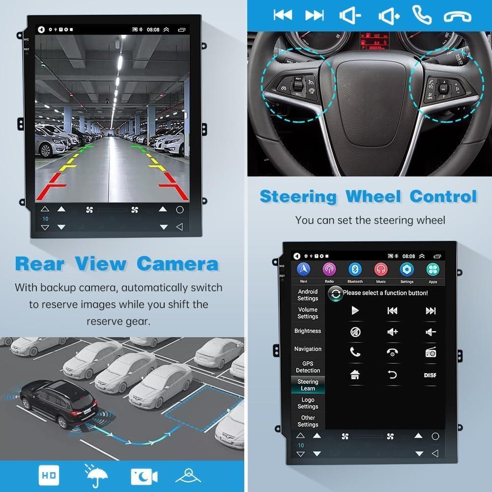 Estéreo de Coche Loddery 9.7" Android 13 para Honda Accord 2003-2007