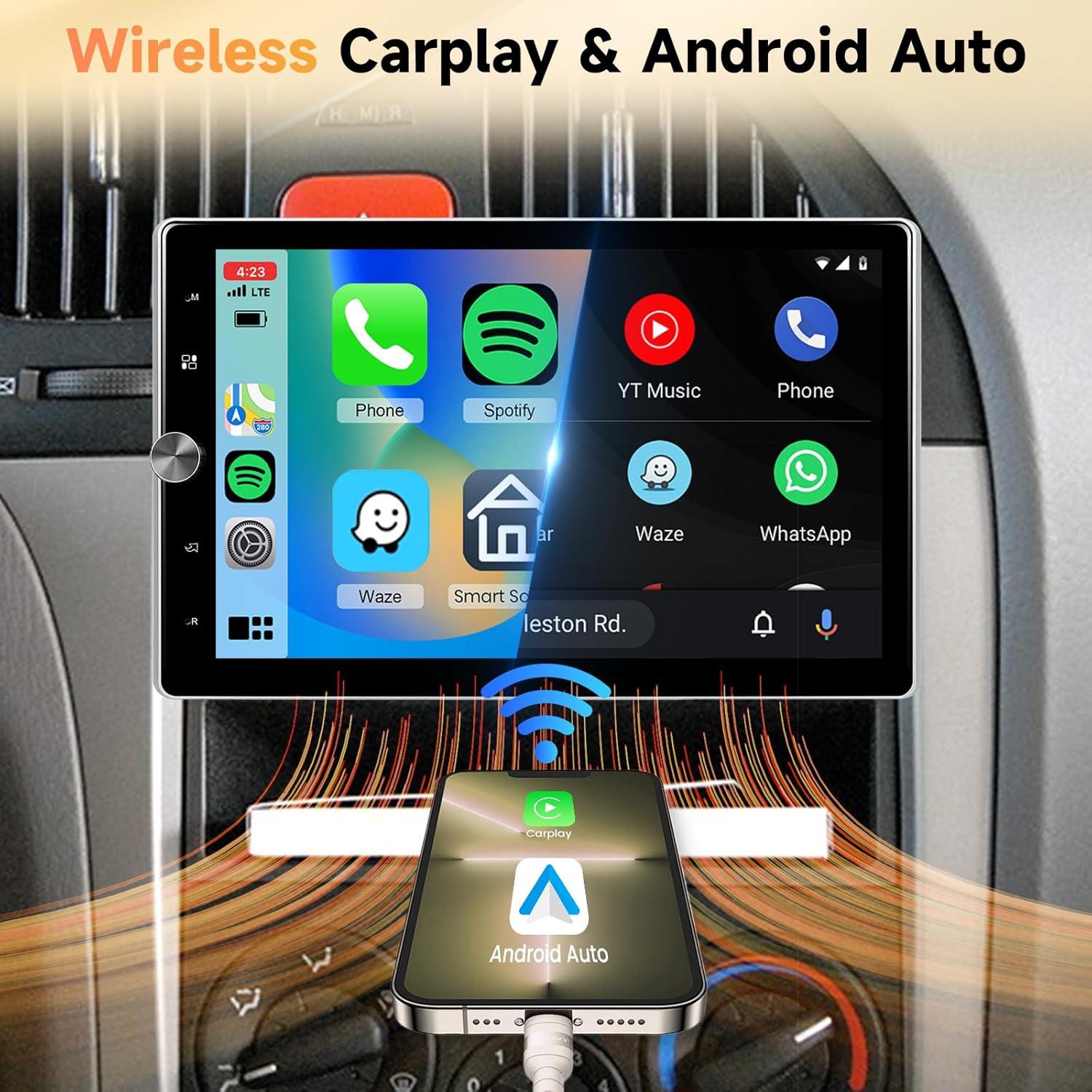 Radio de Coche 10.4" METEESER para VW Seat Golf Jetta con CarPlay