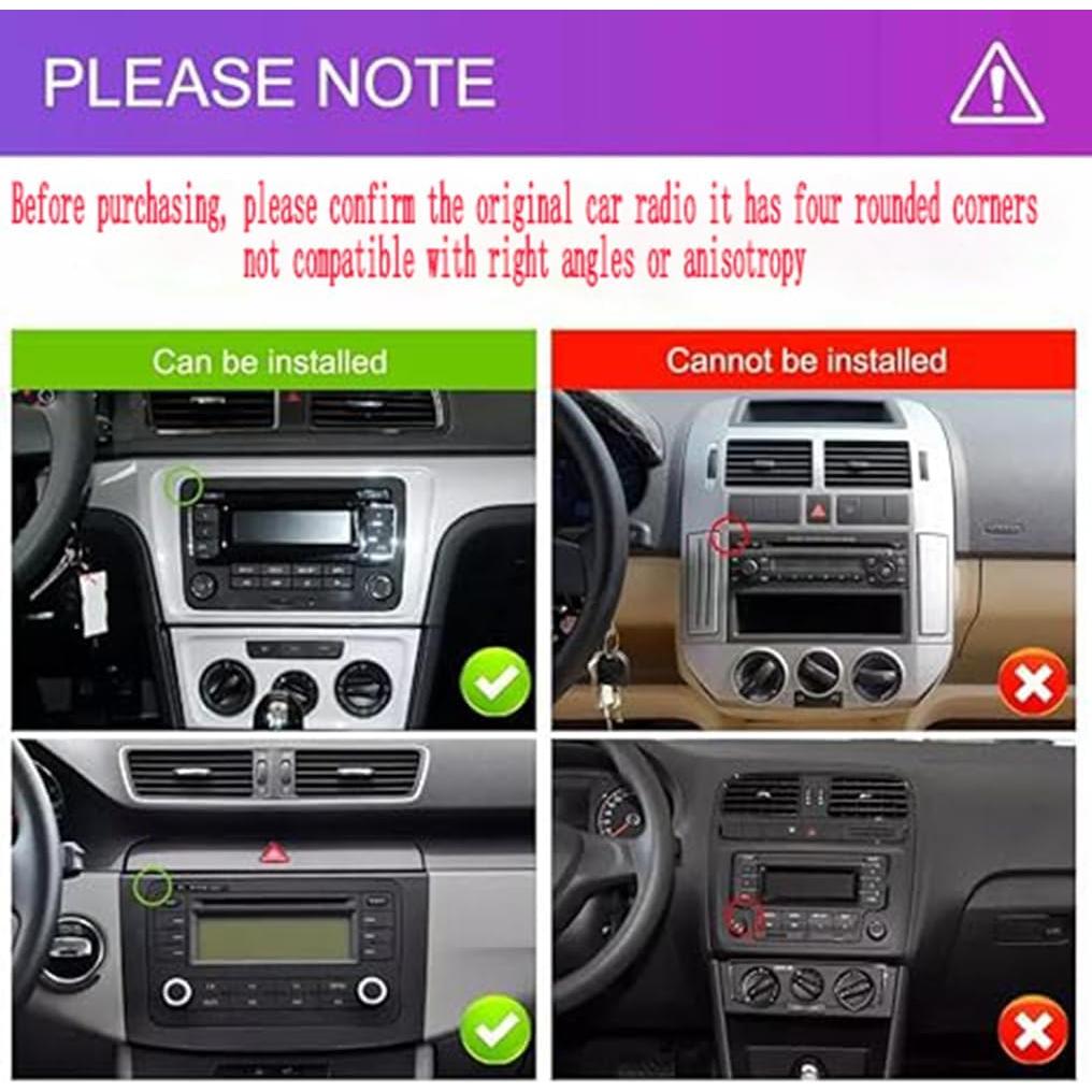 Estéreo Doble Din GOJOHO 7" Android 13 para VW con GPS y Bluetooth