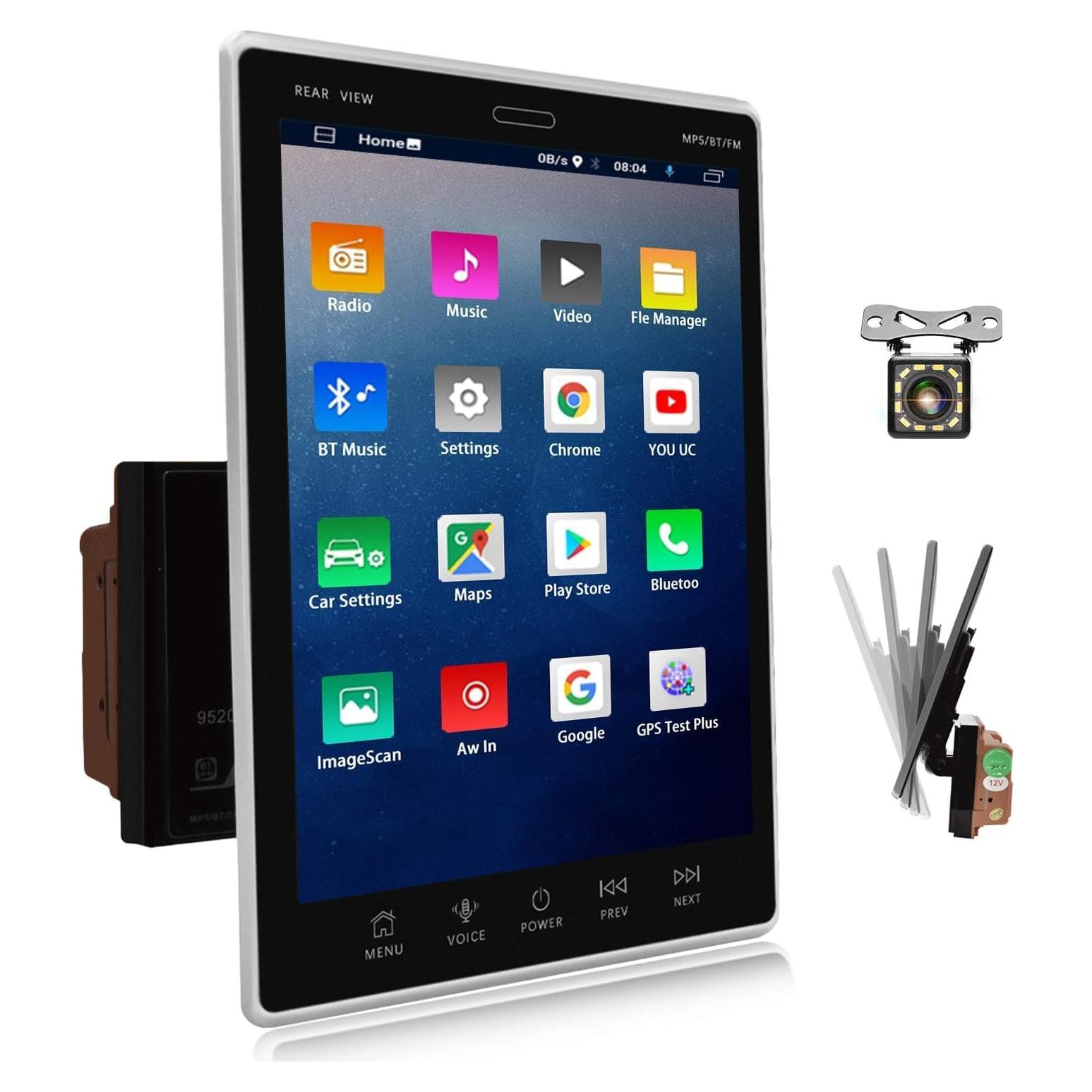 Radio de Coche Android 15 Hikity 9.5" Pantalla Táctil GPS Bluetooth