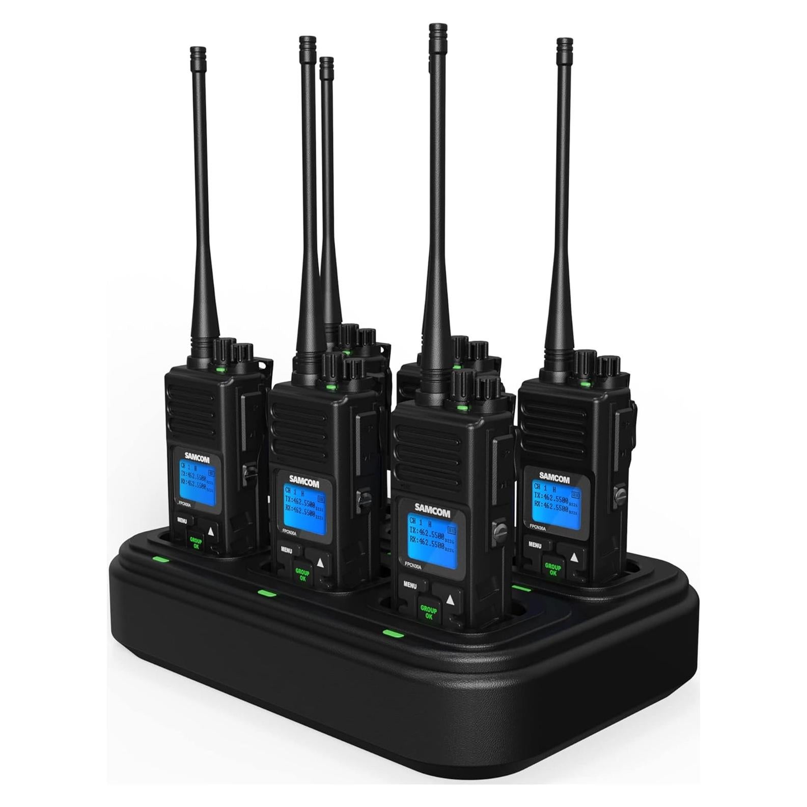 Walkie Talkie SAMCOM FPCN30A 5W Recargable 6 Pcs UHF