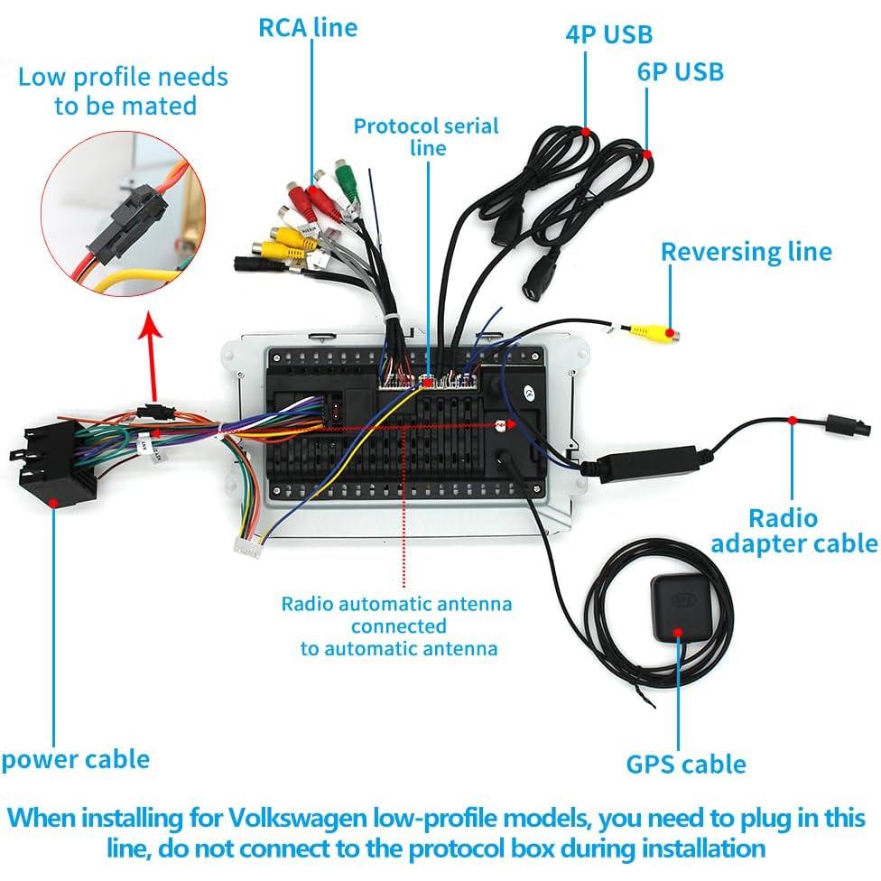 Radio Estéreo Doble Din Slakerbe 9" Android 14 GPS Bluetooth