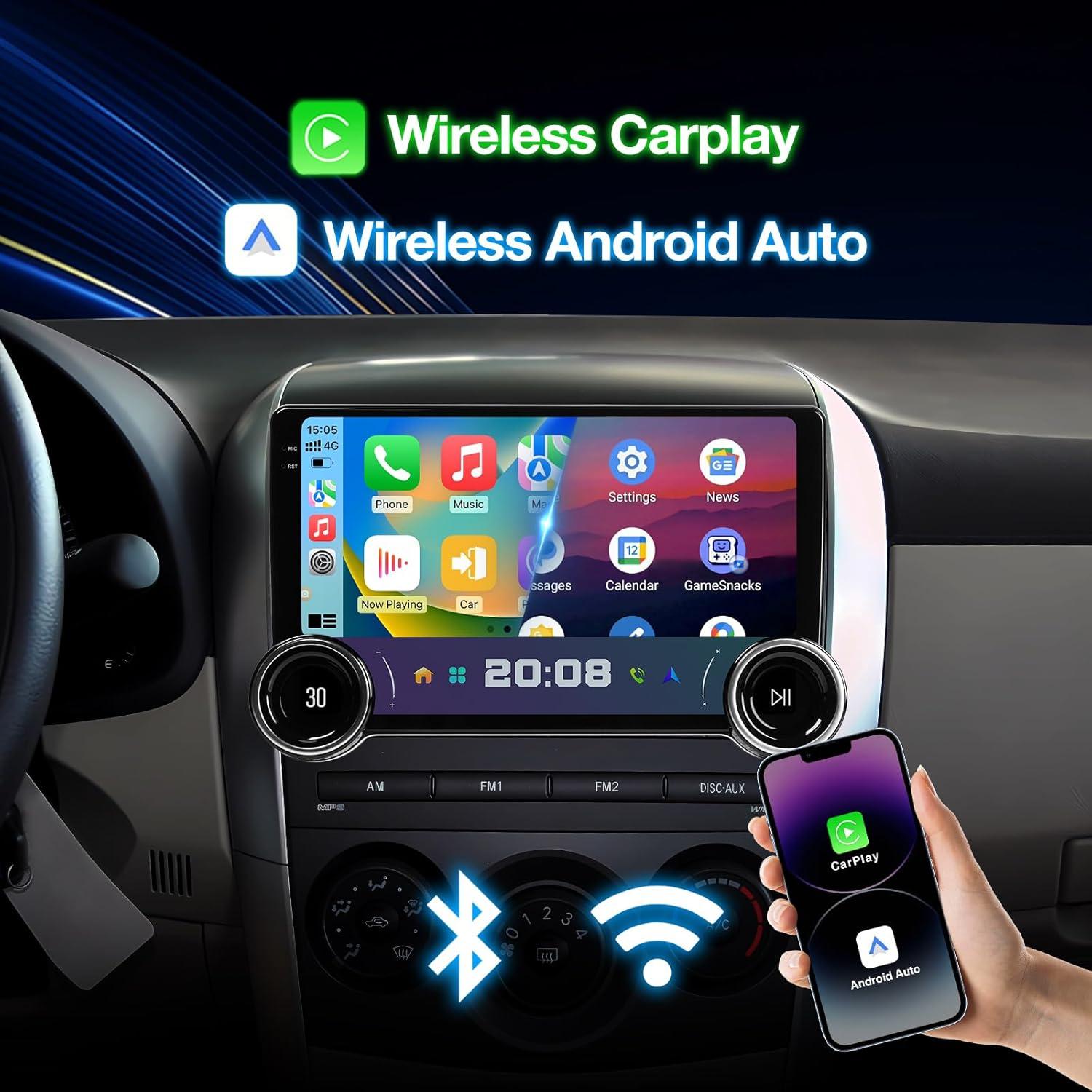 Estéreo de Coche Binize Android 13 10 Pulgadas GPS Bluetooth