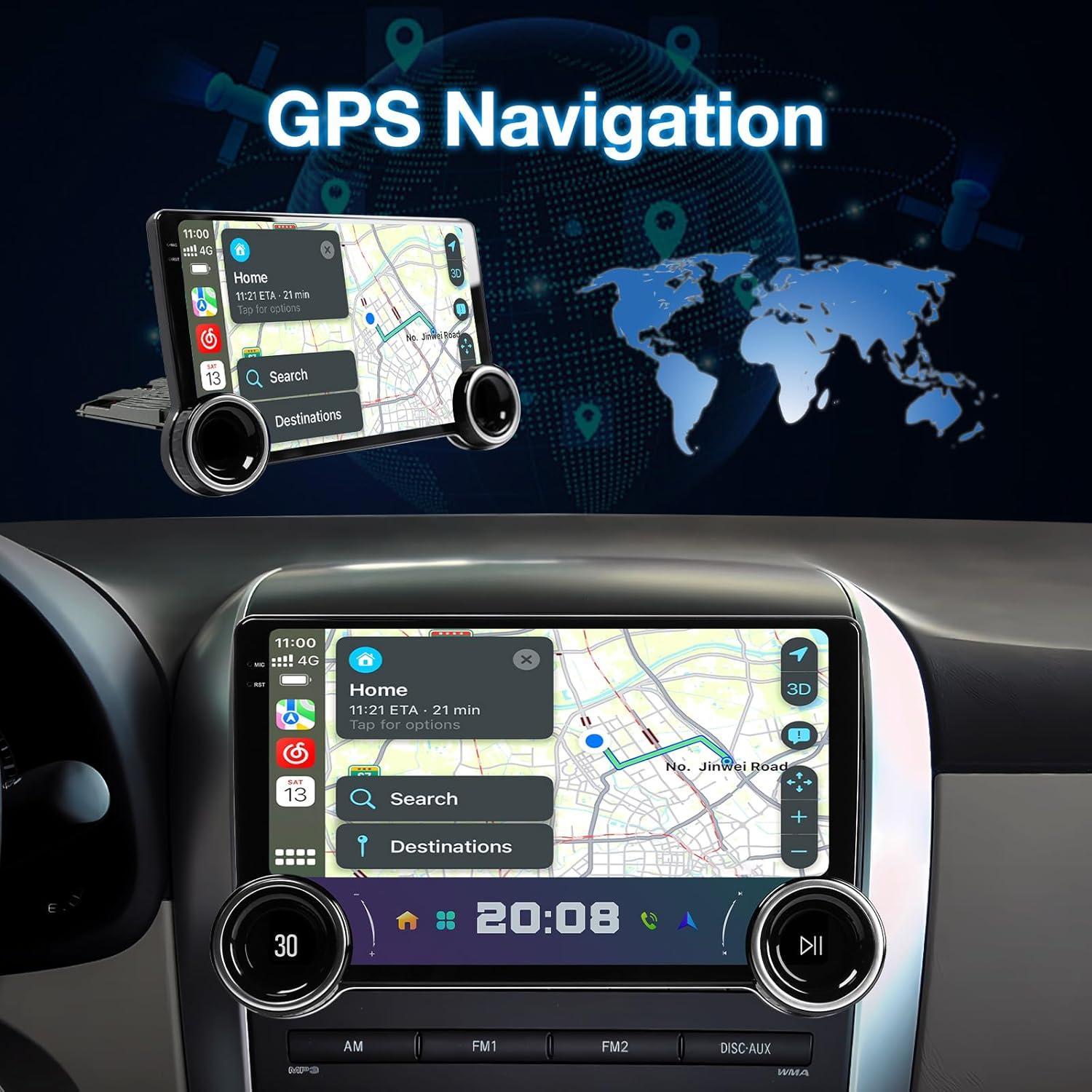 Estéreo de Coche Binize Android 13 10 Pulgadas GPS Bluetooth