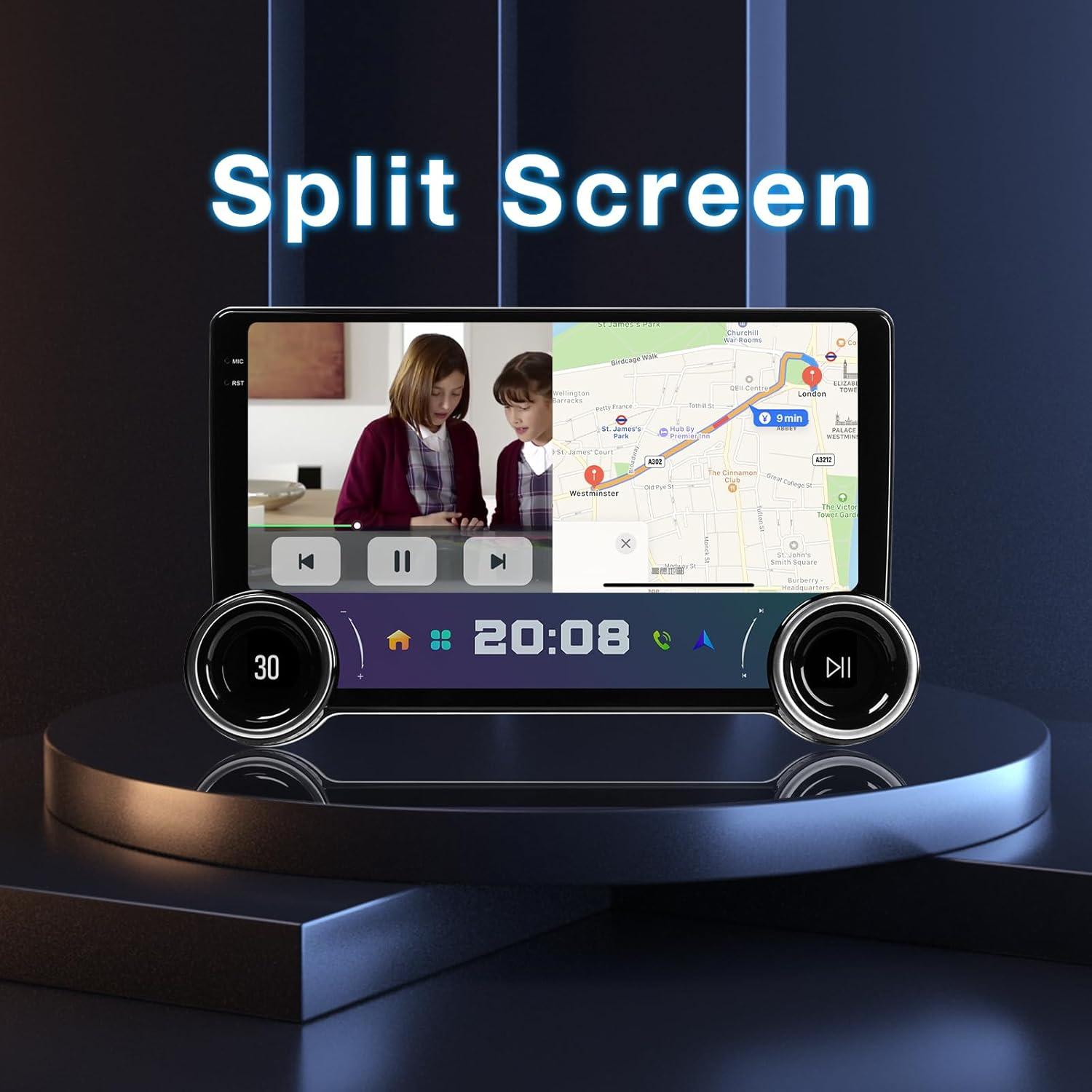 Estéreo de Coche Binize Android 13 10 Pulgadas GPS Bluetooth