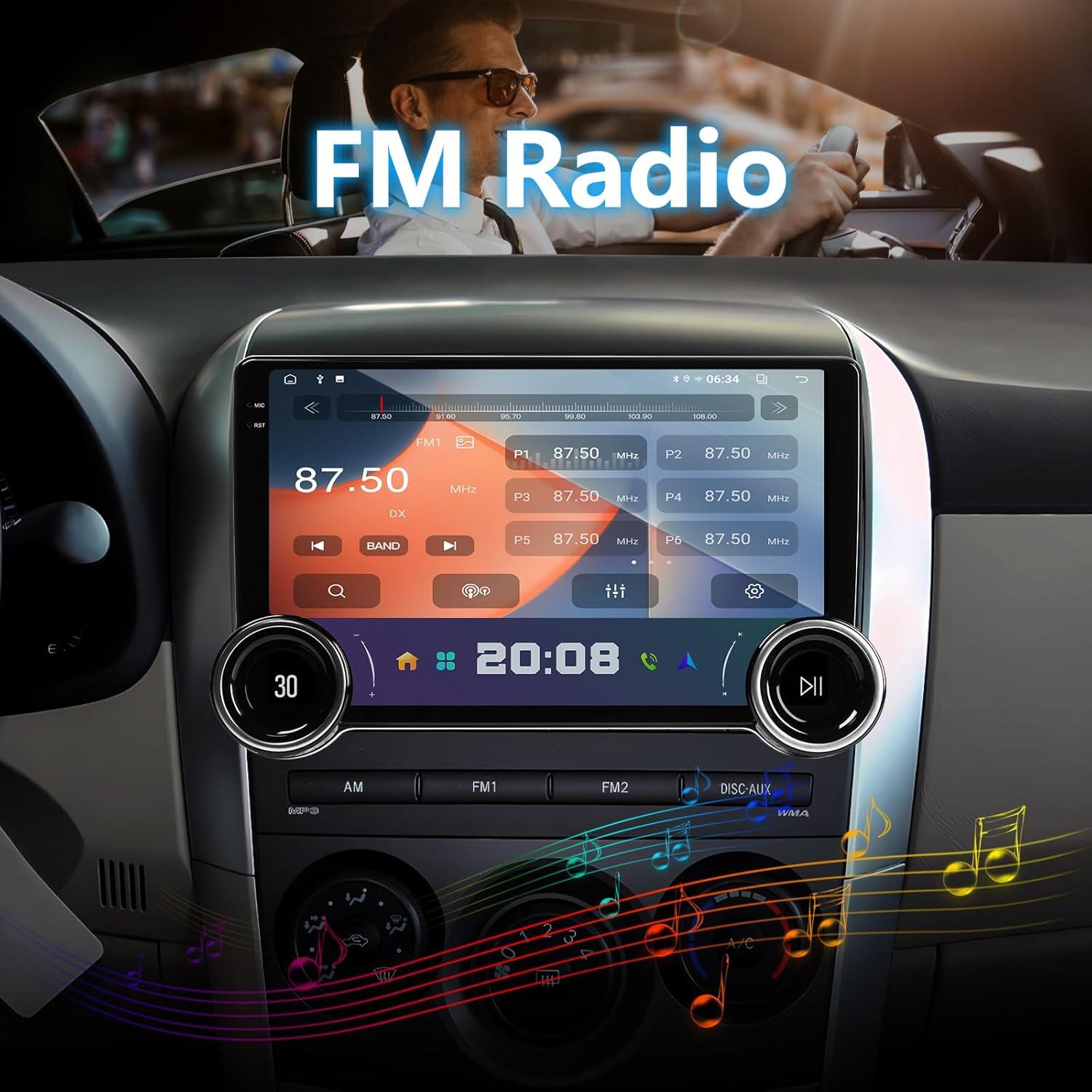 Estéreo de Coche Binize Android 13 10 Pulgadas GPS Bluetooth