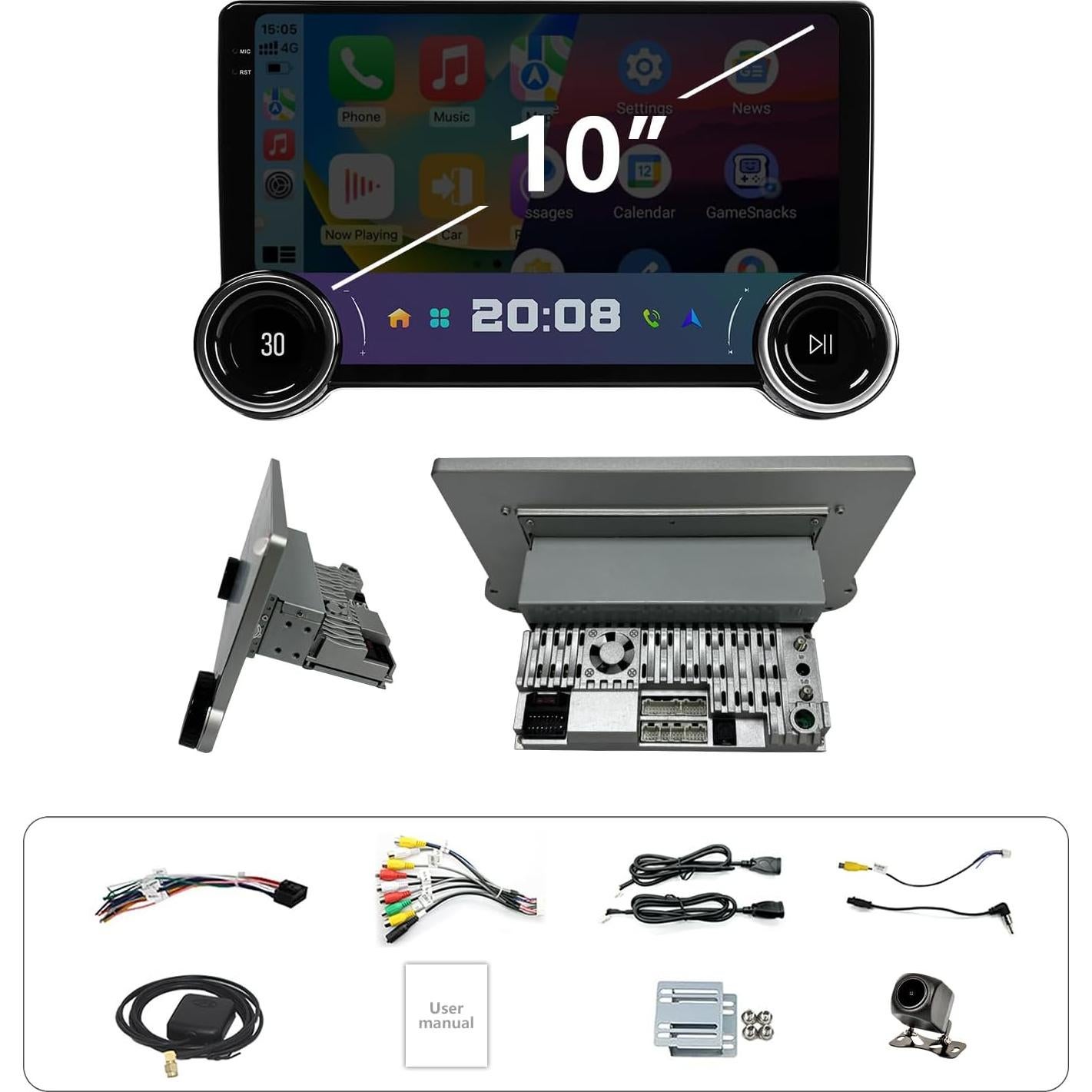 Estéreo de Coche Binize Android 13 10 Pulgadas GPS Bluetooth